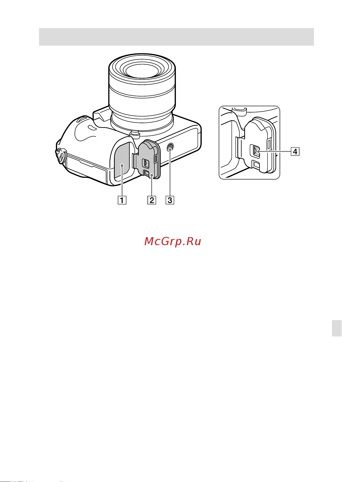 Sony Alpha A7 Mark III Kit 28-70mm (ILCE-7M3K) [17/0] Нижняя сторона