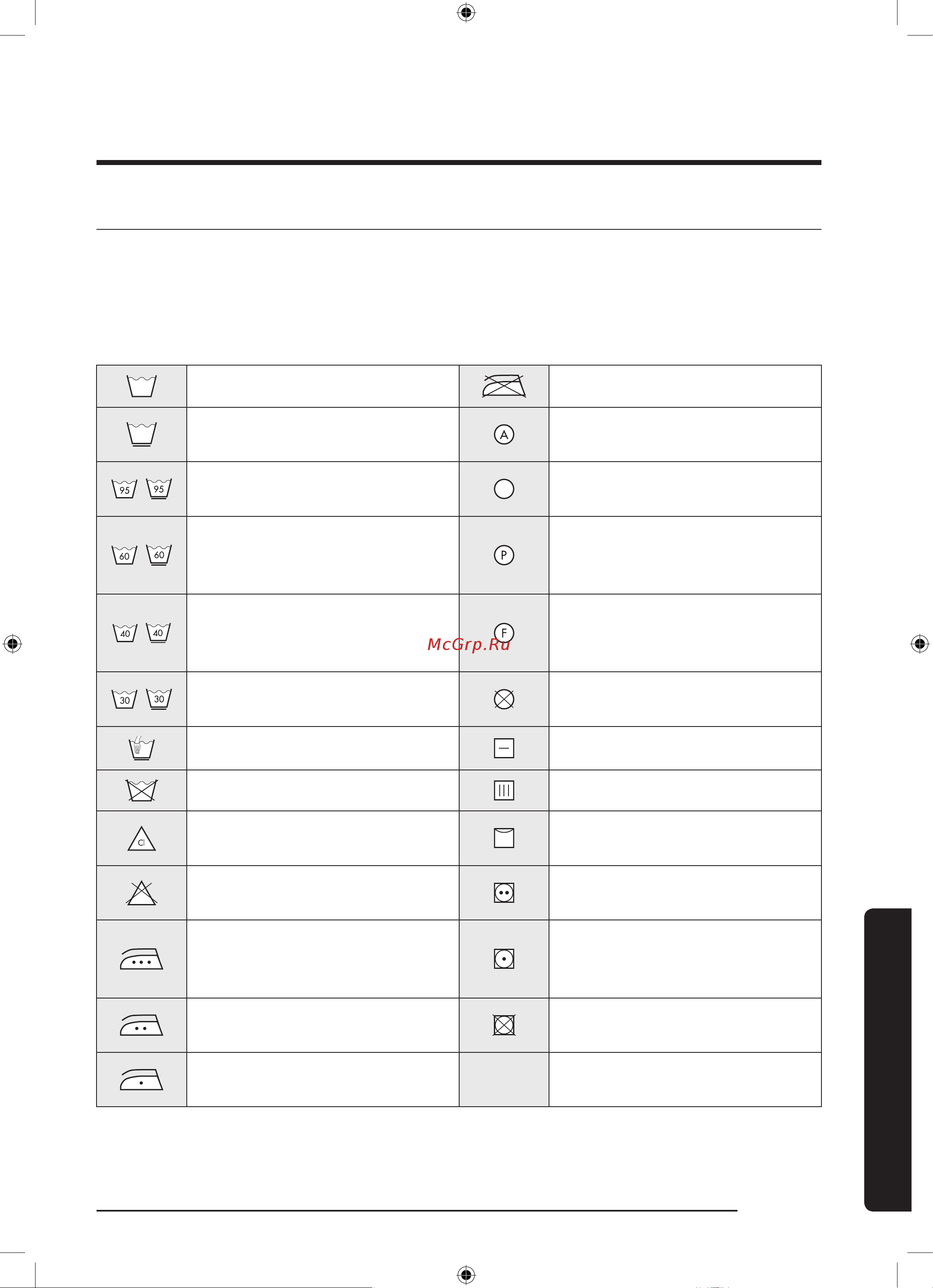 Samsung WW60J32G0PS/LD [163/168] Техникалық сипаттама
