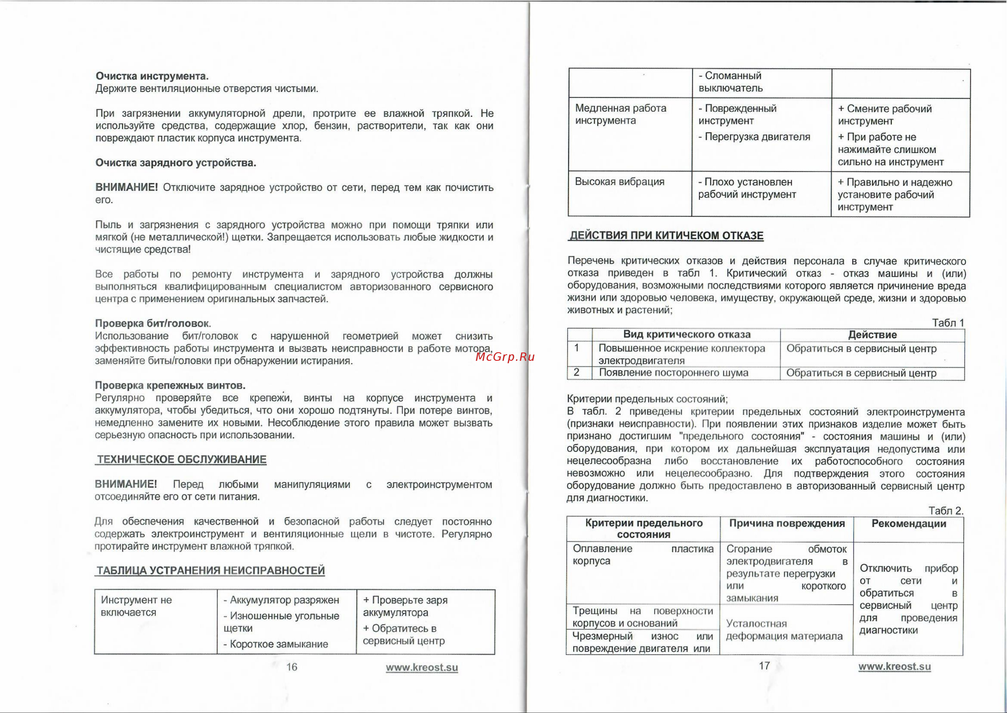 Креост KE-504S-21 Руководство по эксплуатации онлайн [9/12] 803499
