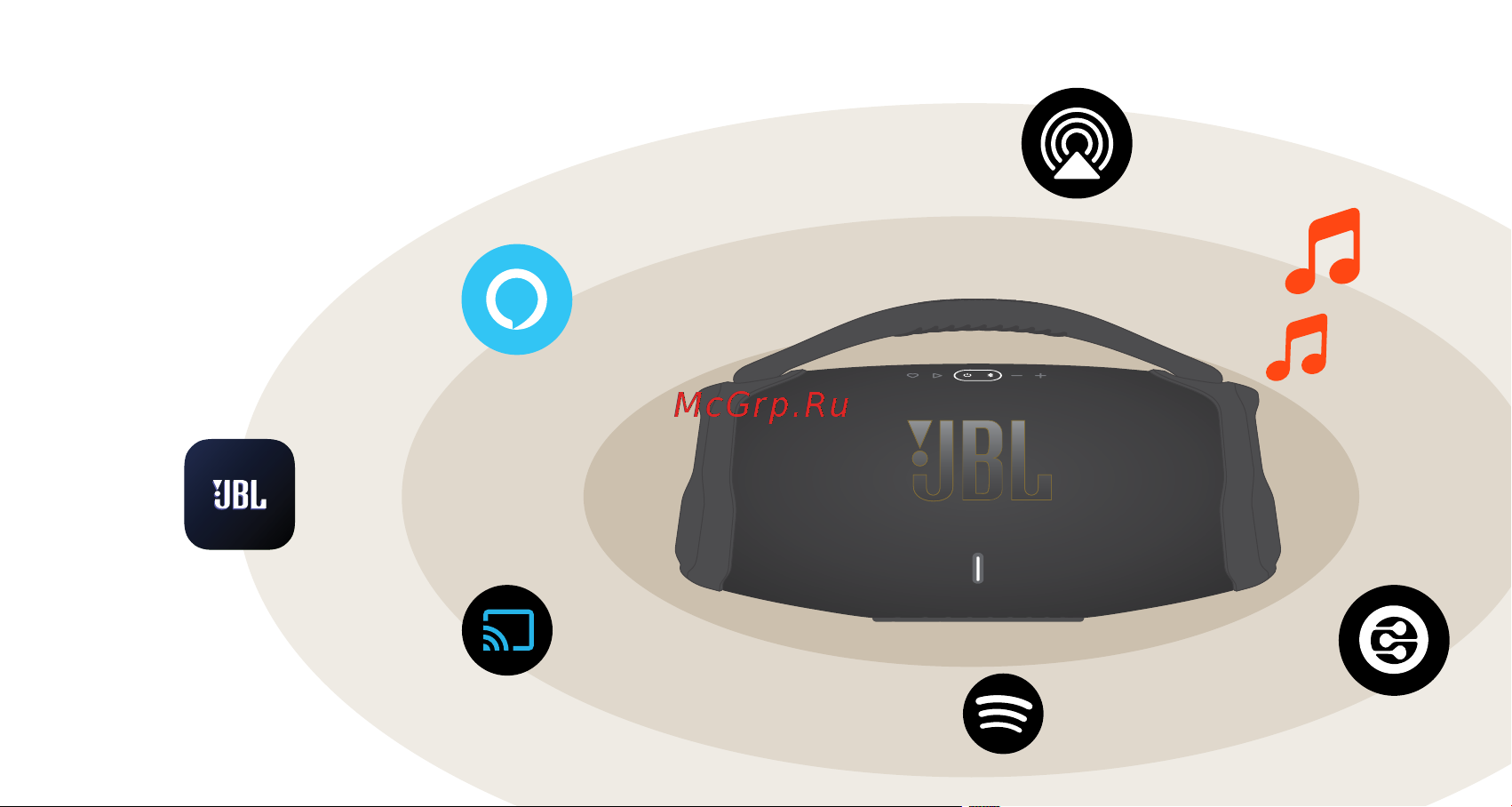 JBL Boombox 3 Black Руководство по эксплуатации онлайн [5/24] 804009