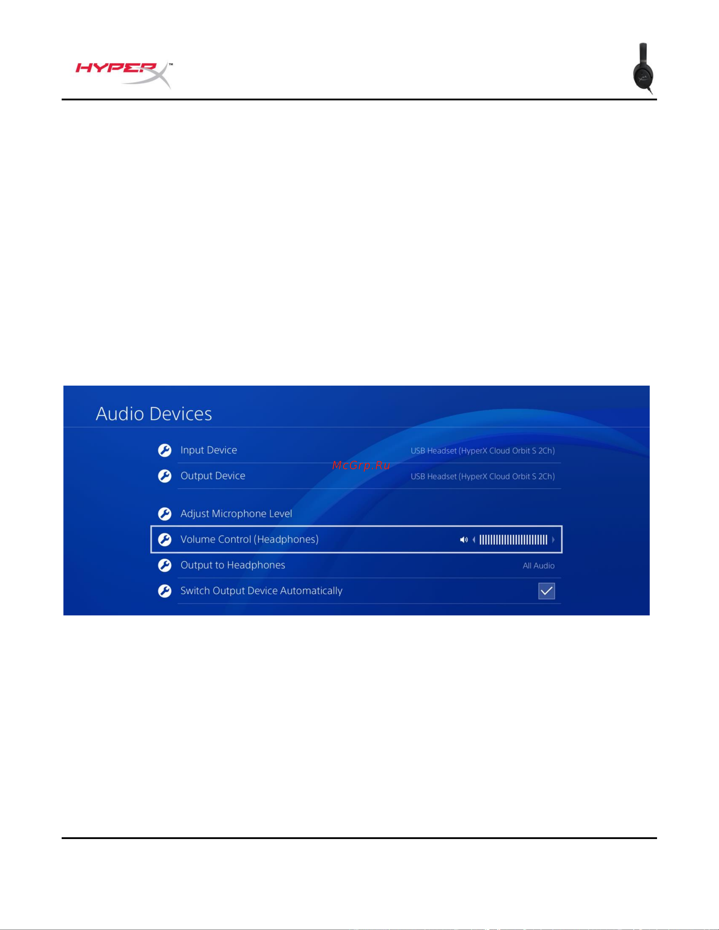 HyperX Cloud Orbit S (HX-HSCOS-GM/WW) [98/238] Configuração usb para playstation 4