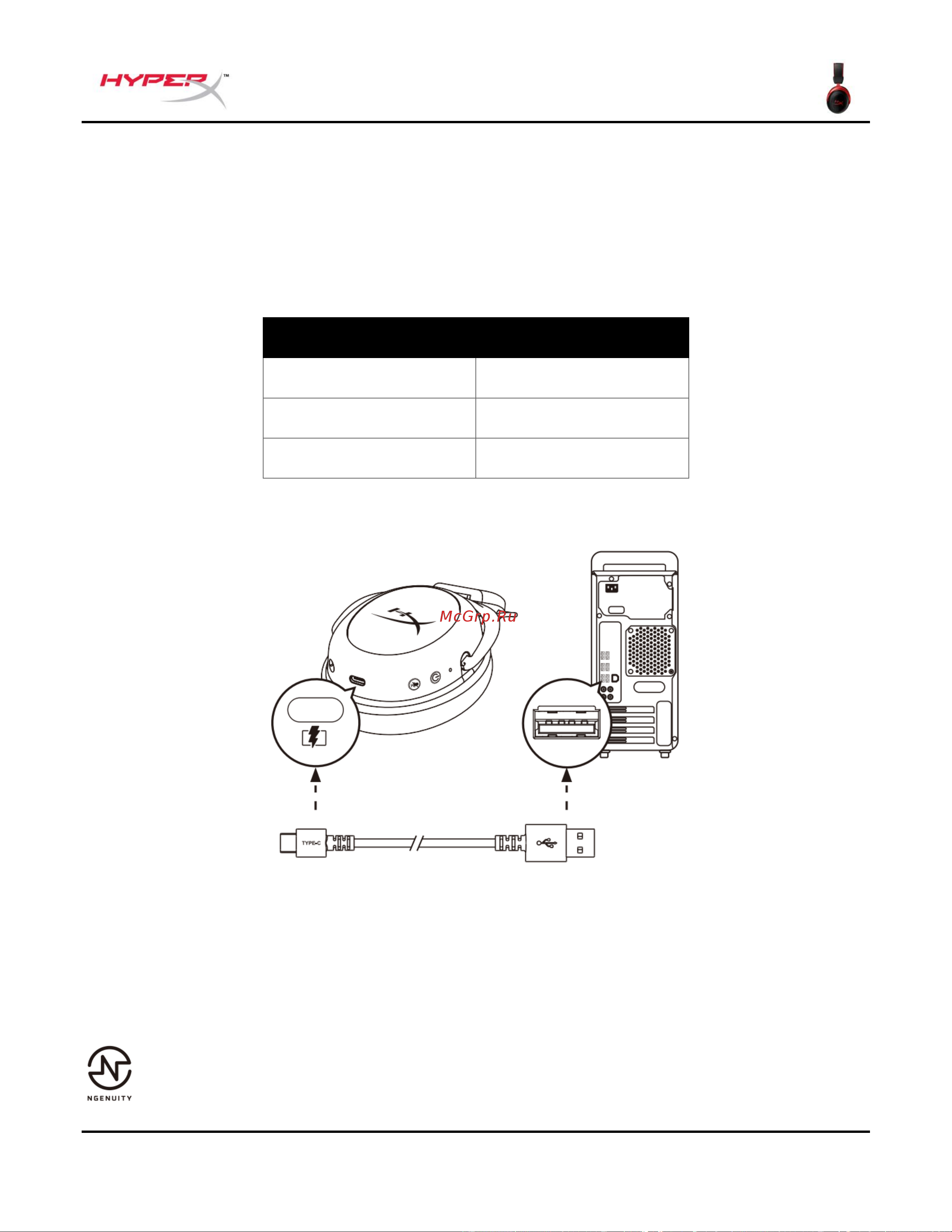 HyperX Cloud II Wireless (HHSC2X-BA-RD/G) [105/210] Зарядка гарнитуры