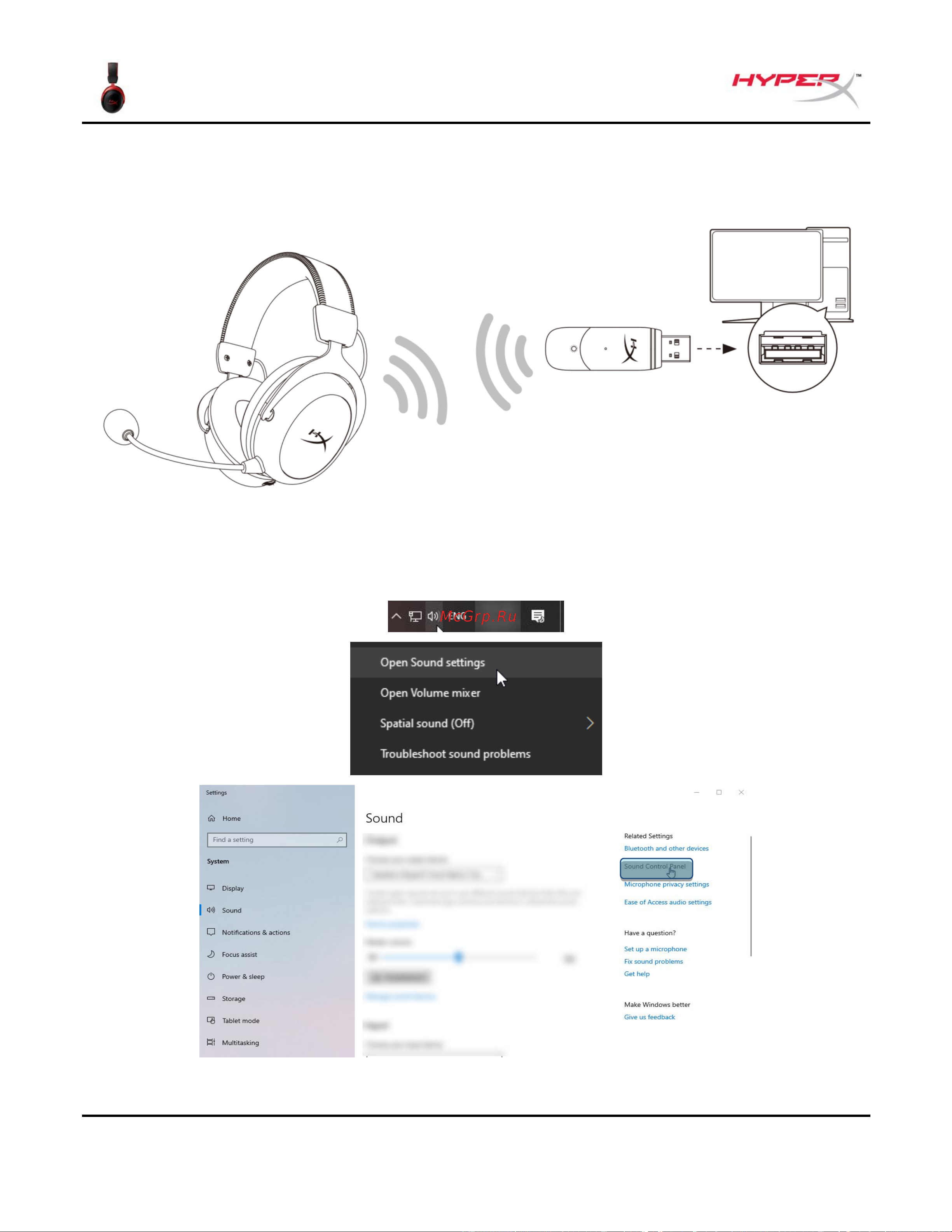 HyperX Cloud II Wireless (HHSC2X-BA-RD/G) [202/210] رتويبمكلا زاهج عم دادعلإا