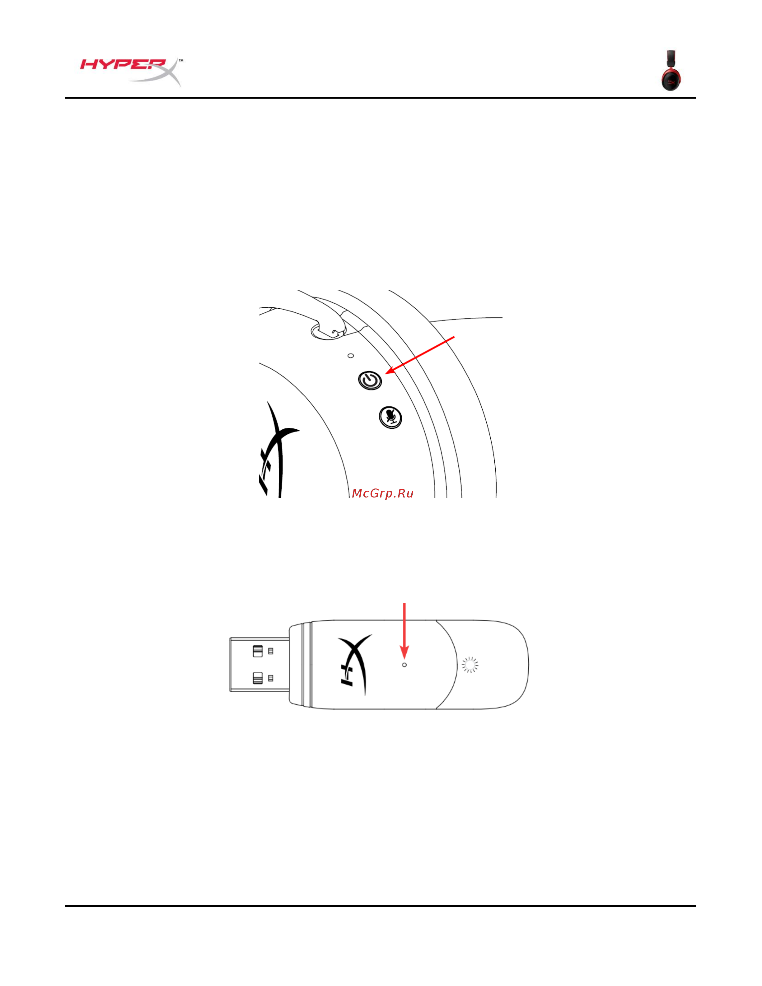 HyperX Cloud II Wireless (HHSC2X-BA-RD/G) [54/210] Jumelage manuel du casque et de l adaptateur usb