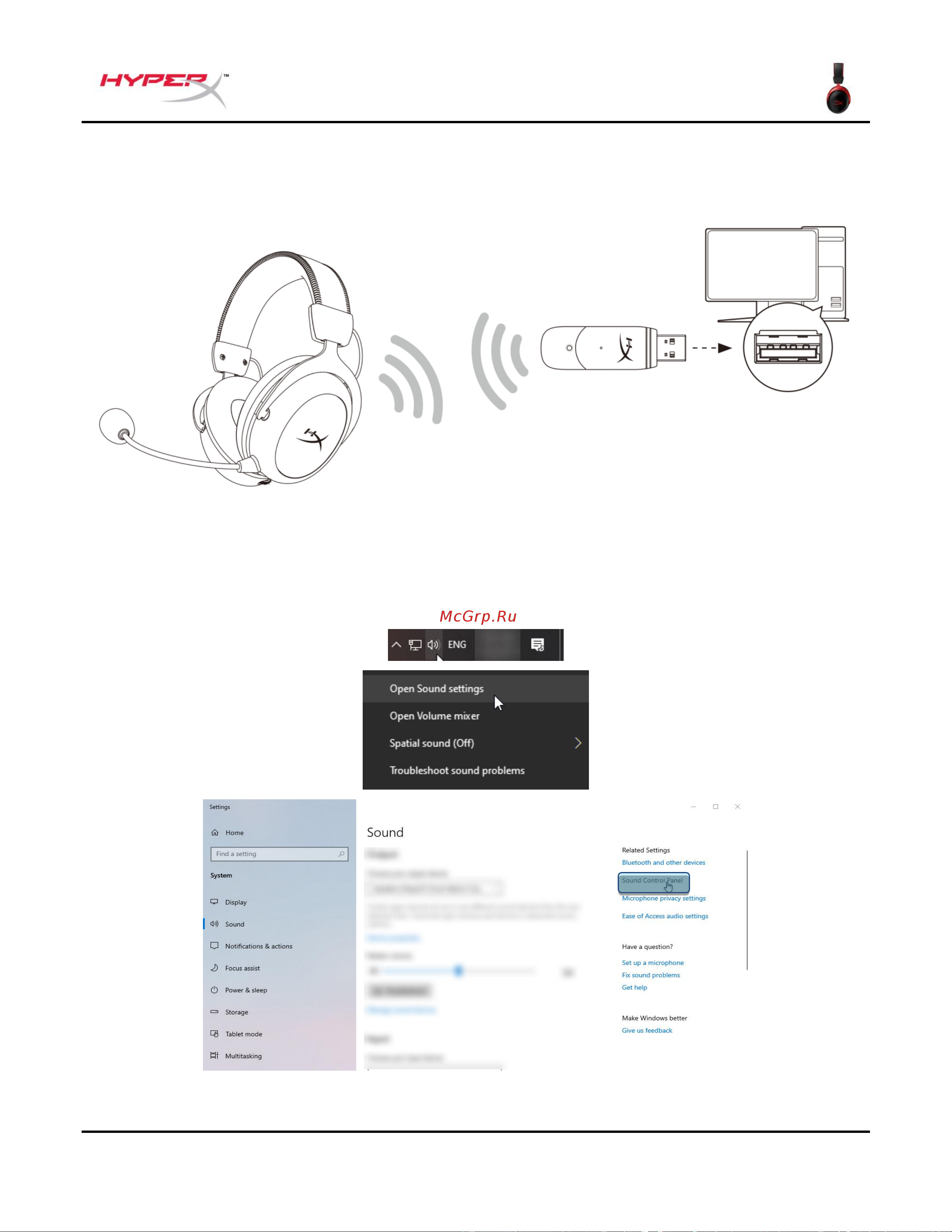 HyperX Cloud II Wireless [59/0] Configurazione per l uso con pc