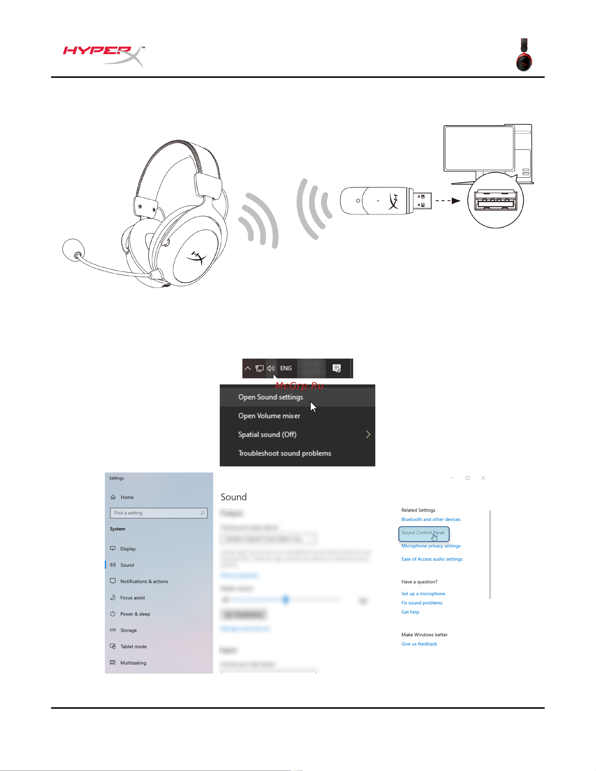 HyperX Cloud II Wireless (HHSC2X-BA-RD/G) [6/210] Setting up with pc
