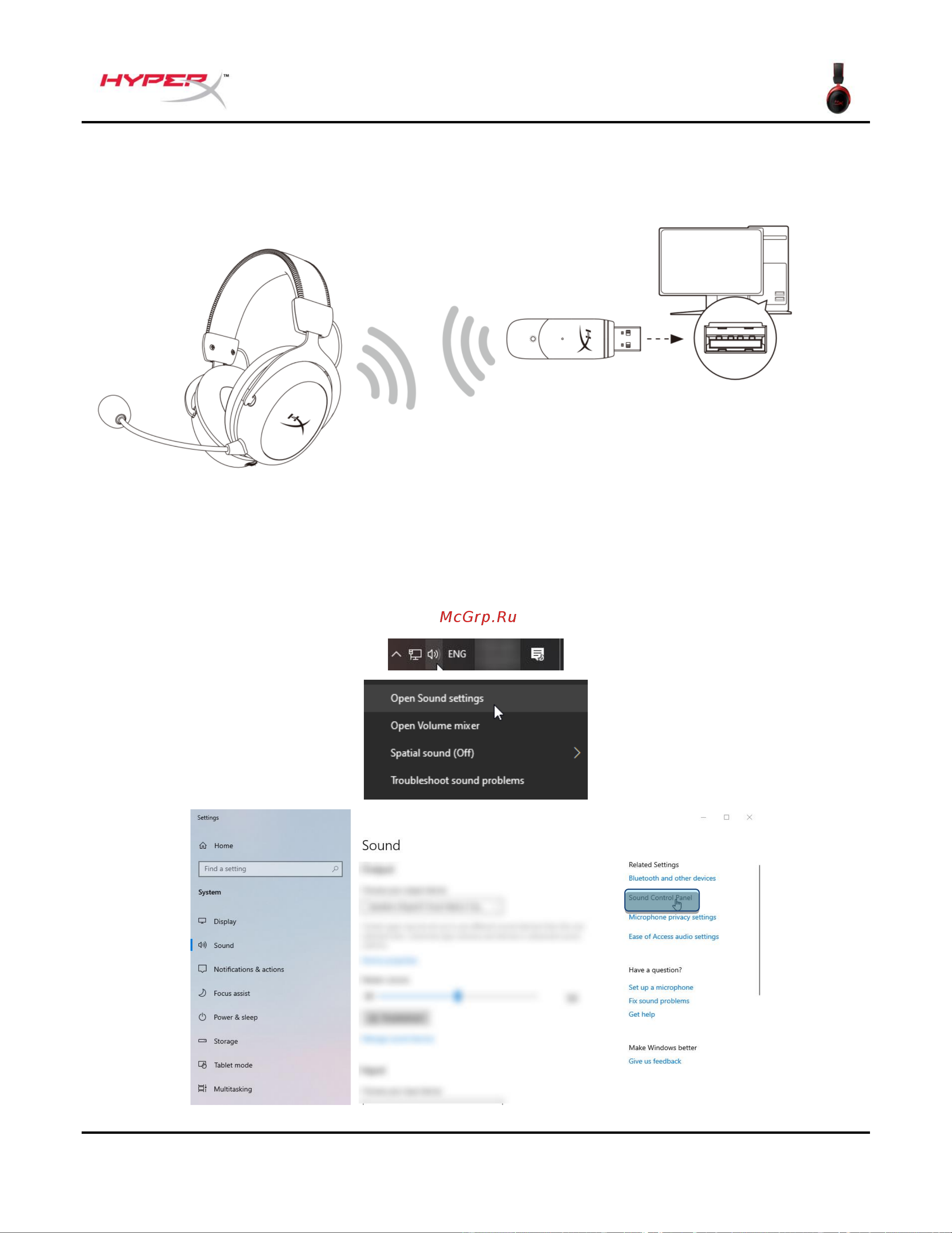 HyperX Cloud II Wireless [98/0] Настройка для использования с пк