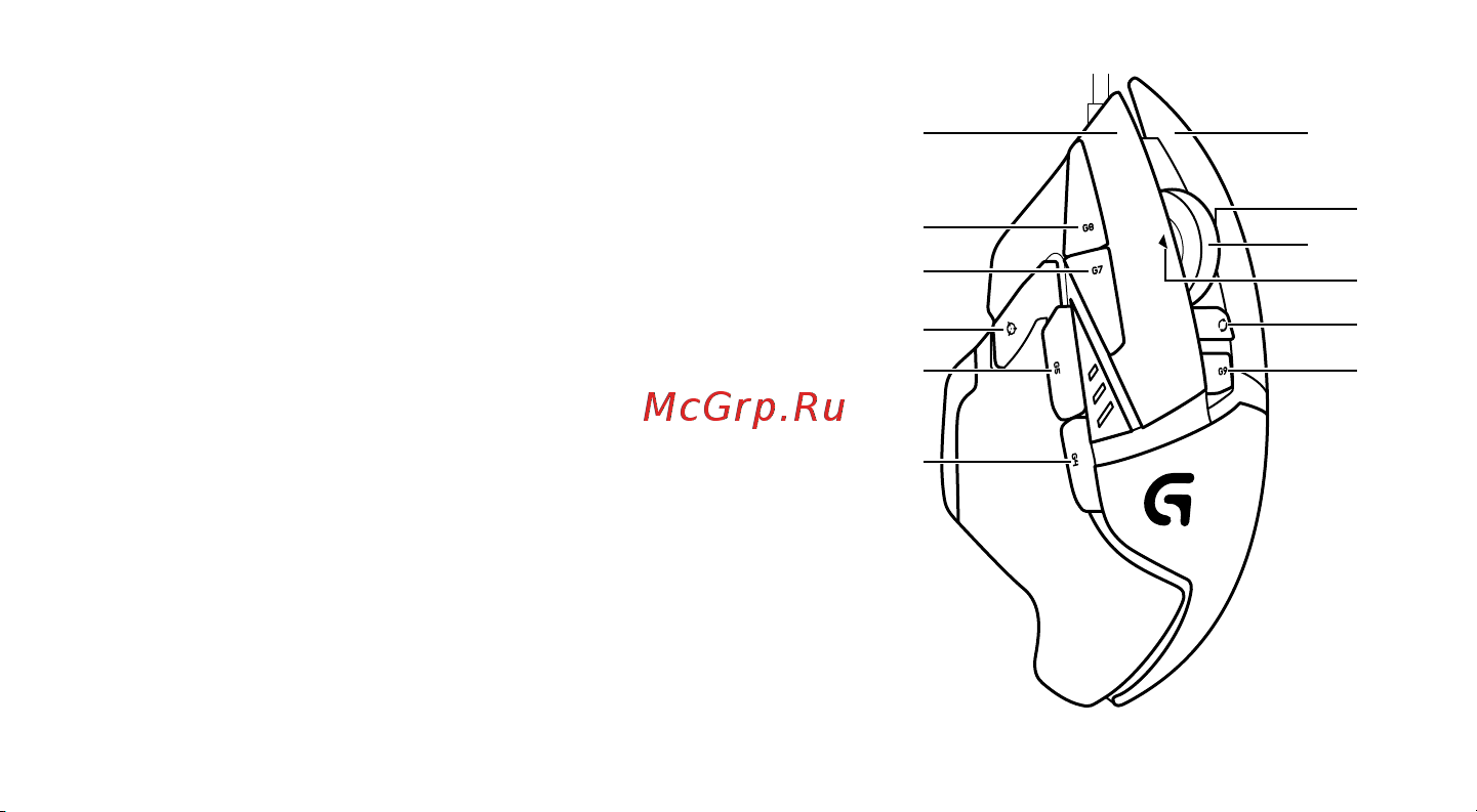 Logitech G502 X LIGHTSPEED Black [6/11] Полностью программируемых кнопок