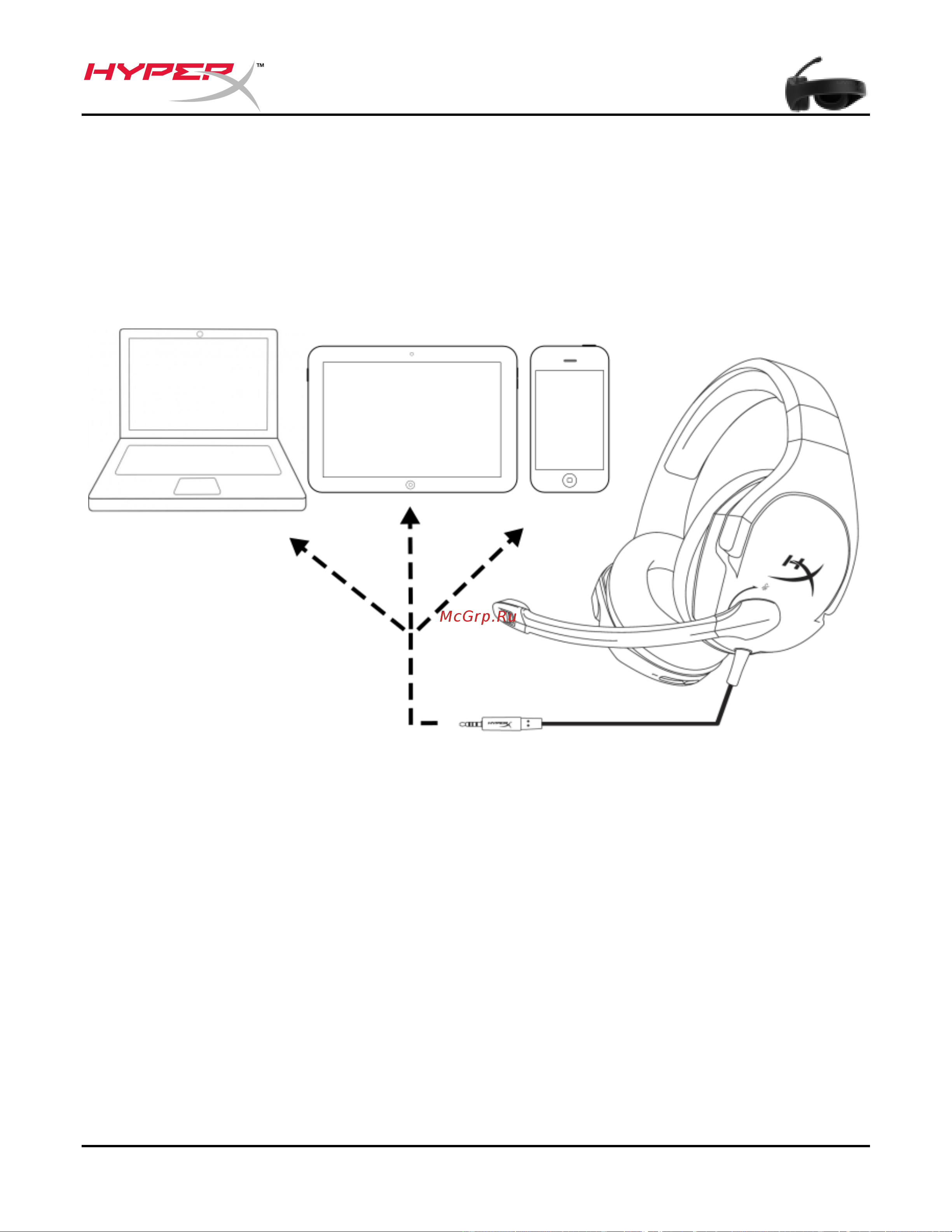 HyperX Cloud Stinger Руководство по эксплуатации онлайн [11/11] 804120