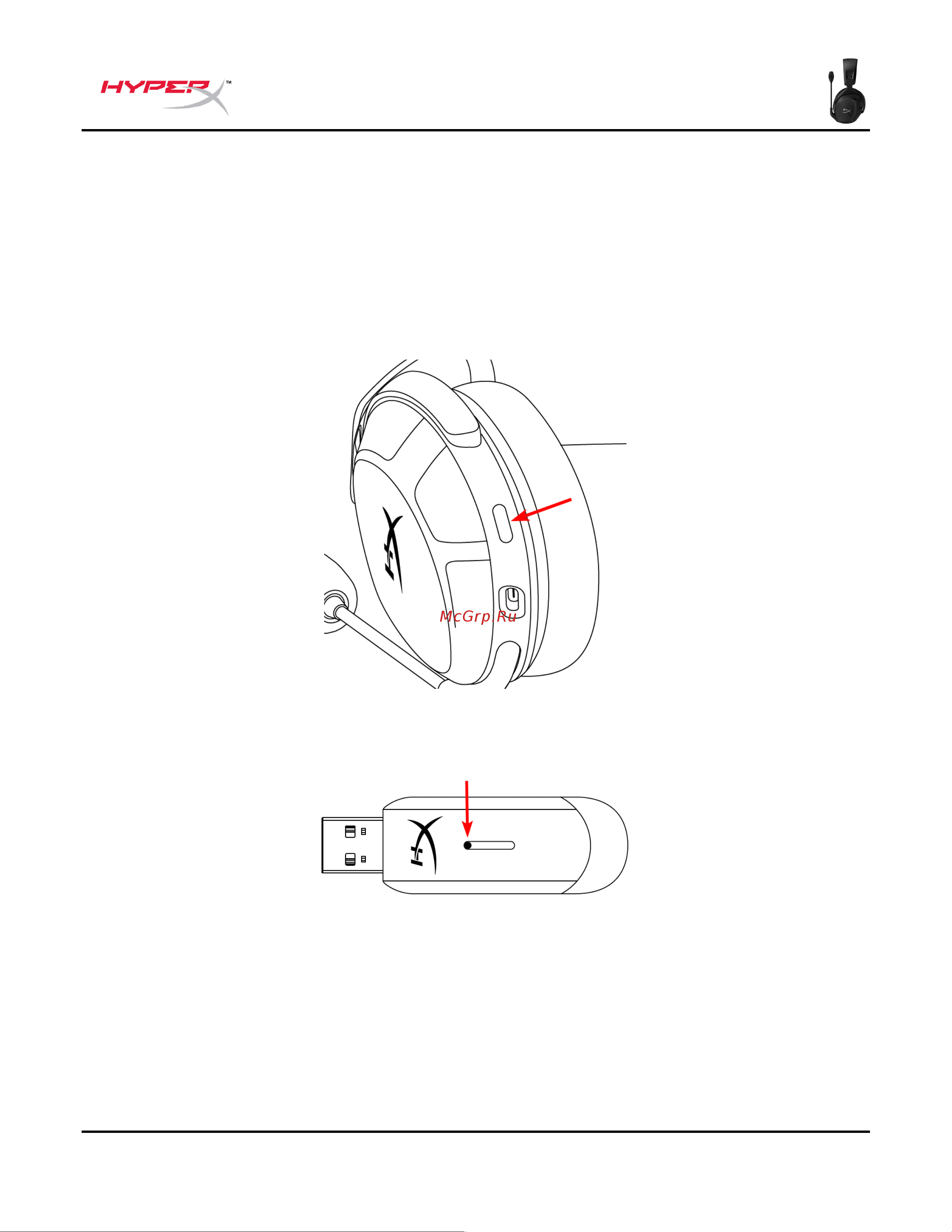 HyperX Cloud Stinger 2 Black [120/273] Ręczne parowanie zestawu słuchawkowego i adaptera bezprzewodowego