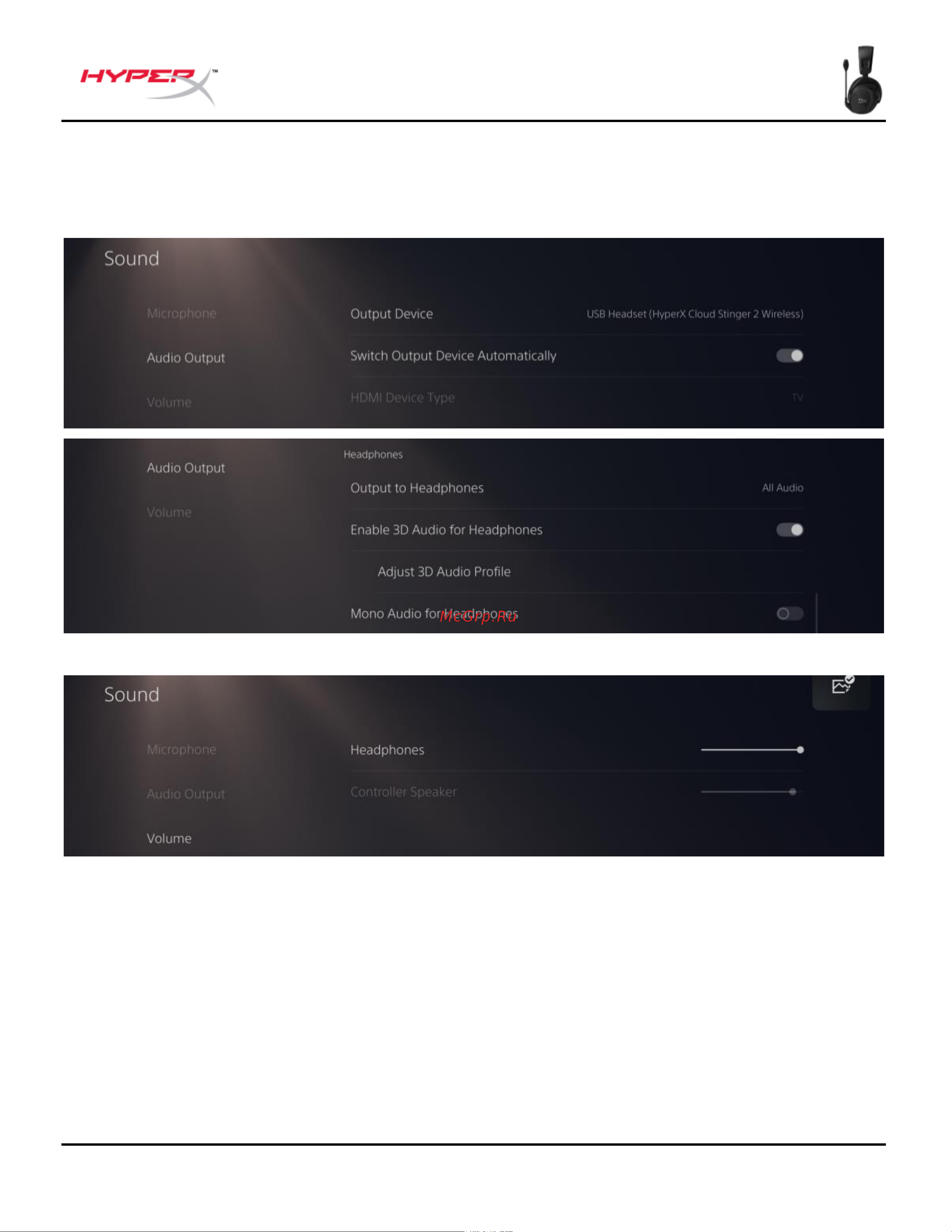 HyperX Cloud Stinger 2 Black Руководство по эксплуатации онлайн [13/273] 804122