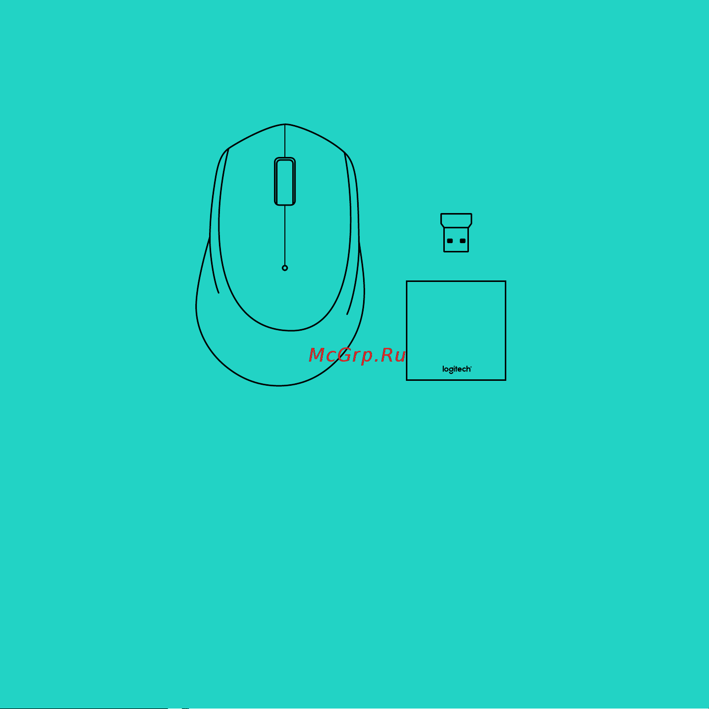 Logitech M330 Silent Plus Black Руководство по эксплуатации онлайн [2/63] 804159