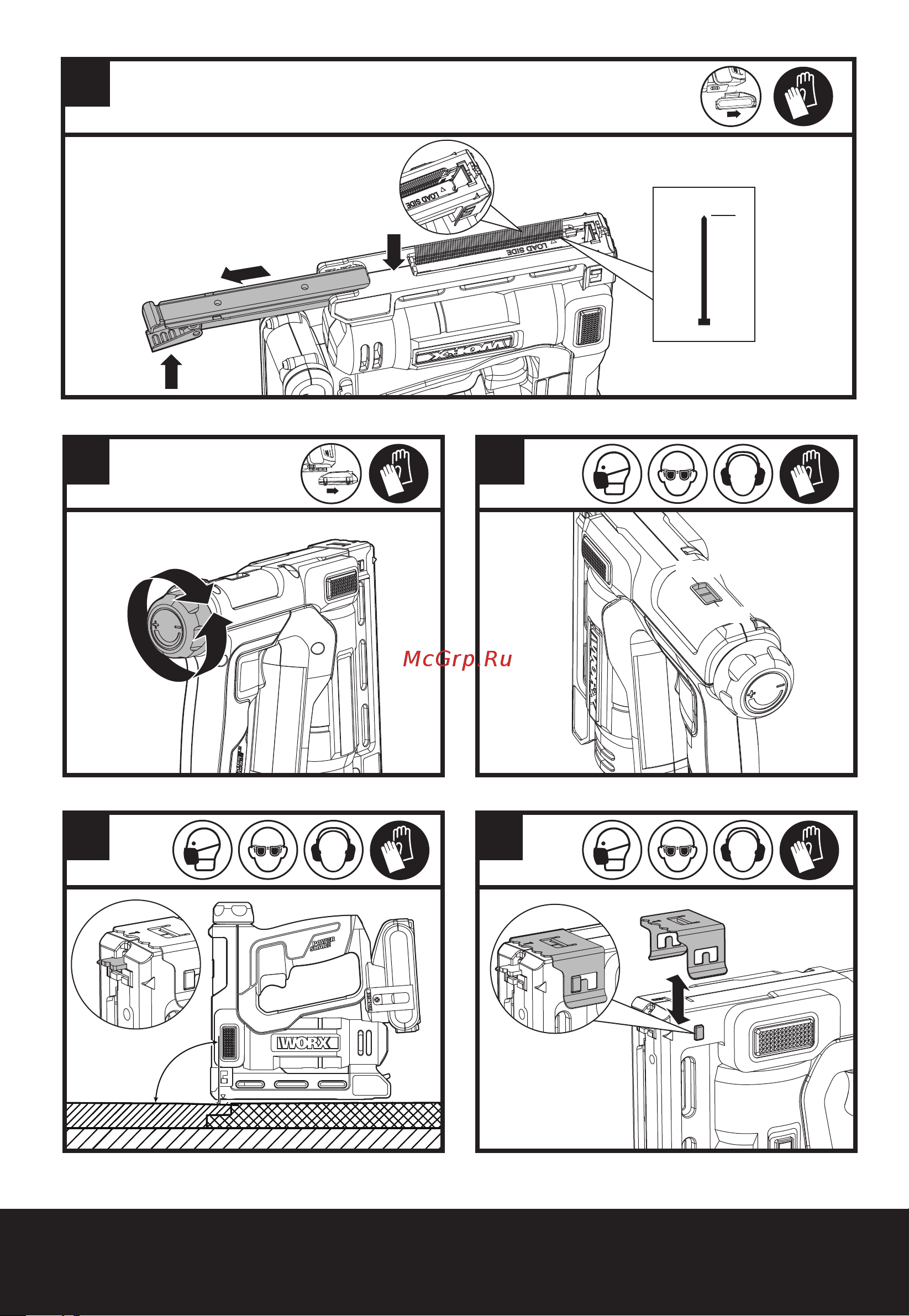 Worx WX843 Руководство по эксплуатации онлайн [4/12] 864511