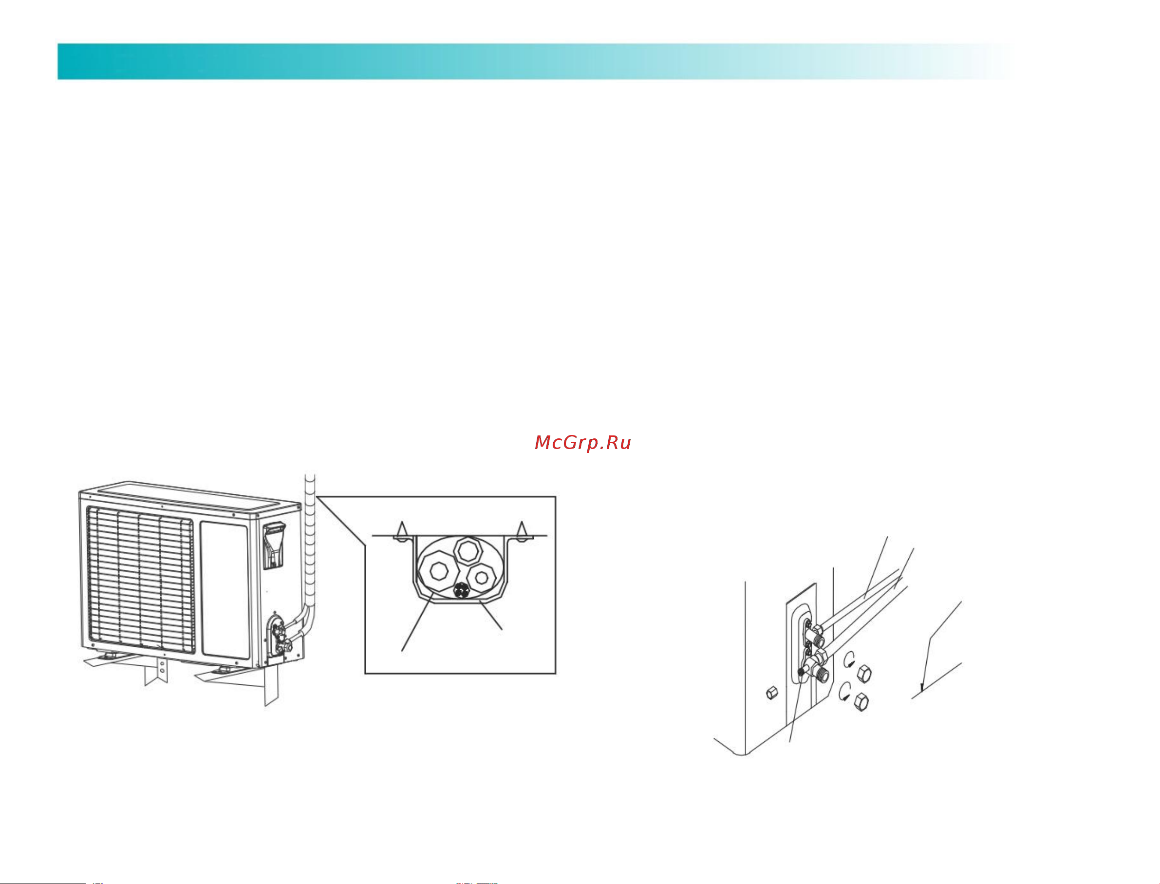 Viomi KFR-25GW/EY2UMC-A++/A+ [27/40] Обвязка труб