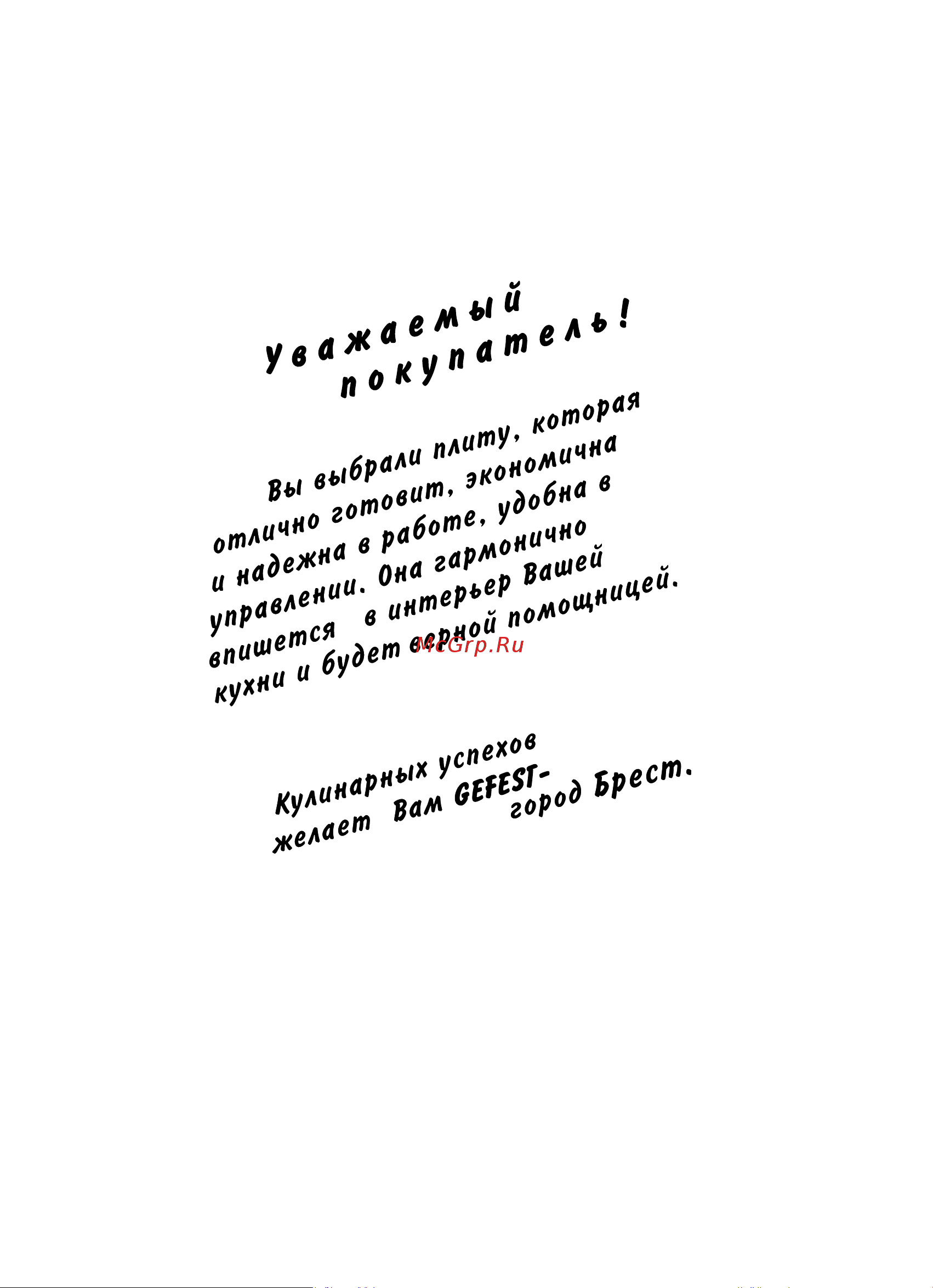 Gefest ПГ 6500-02 G1B0 Руководство по эксплуатации онлайн [2/24] 804725