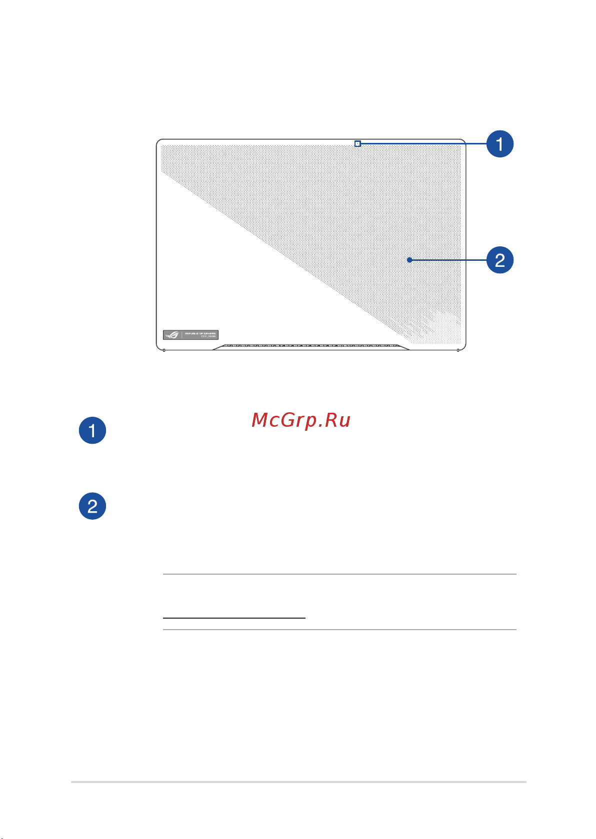 Asus ROG Zephyrus M16 GU604VI-N4037W [21/103] Вид сверху