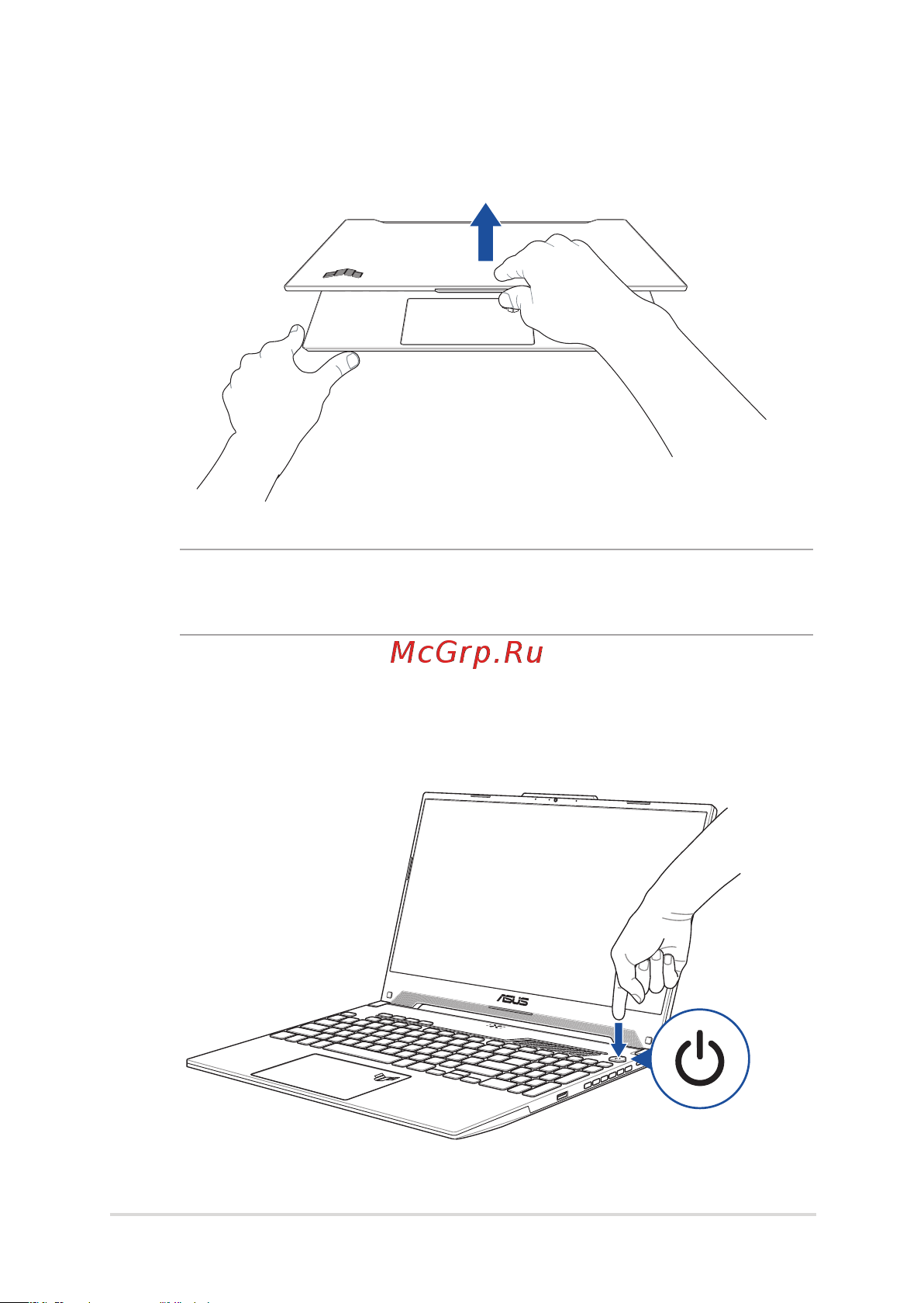 Asus TUF Dash F15 FX517ZM-HN157 [33/109] Откройте крышку