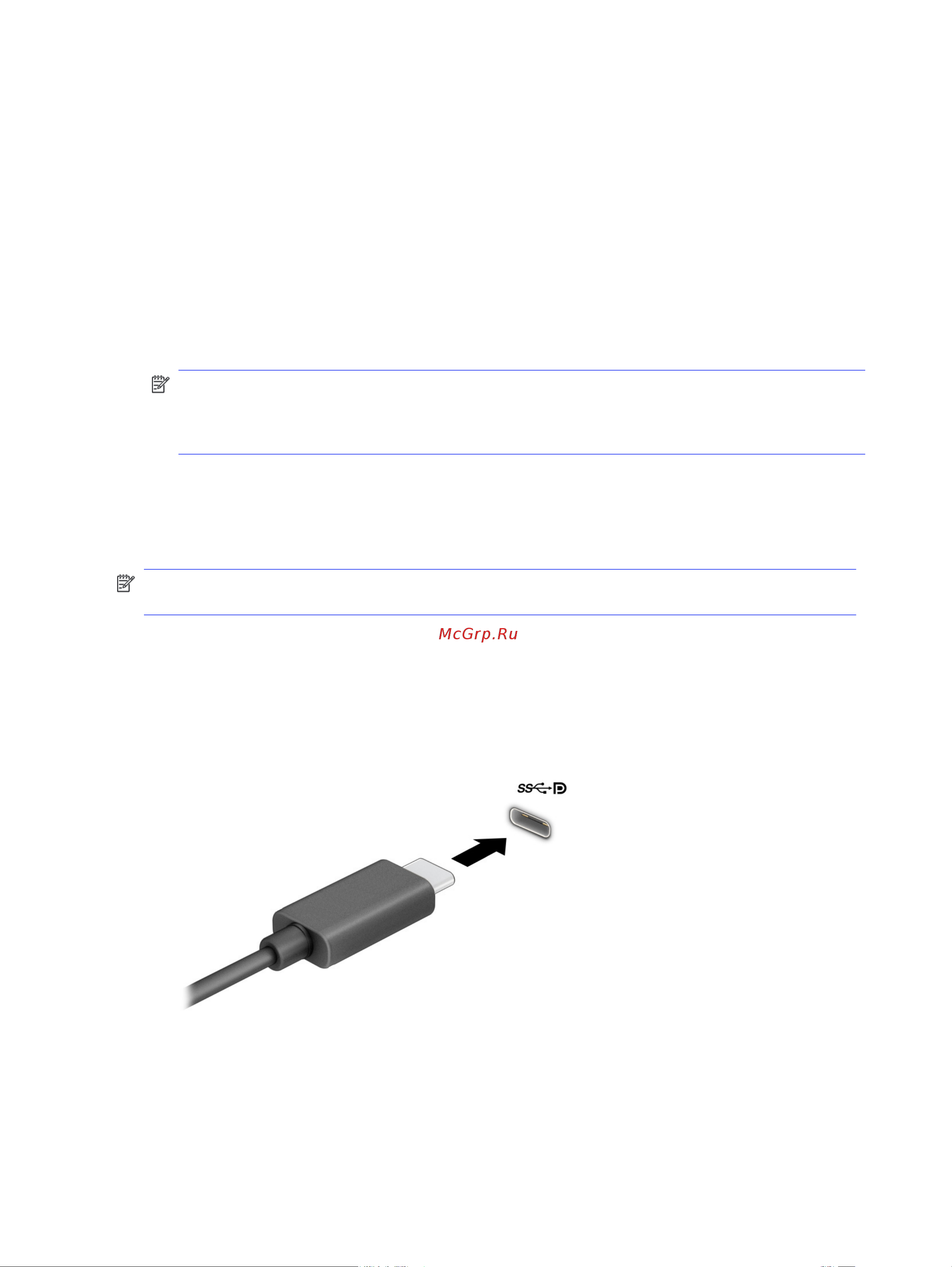 HP EliteBook 640 G9 6C0Y9UT [48/112] Подключение устройства displayport с использованием кабеля usb type c только на некоторых моделях
