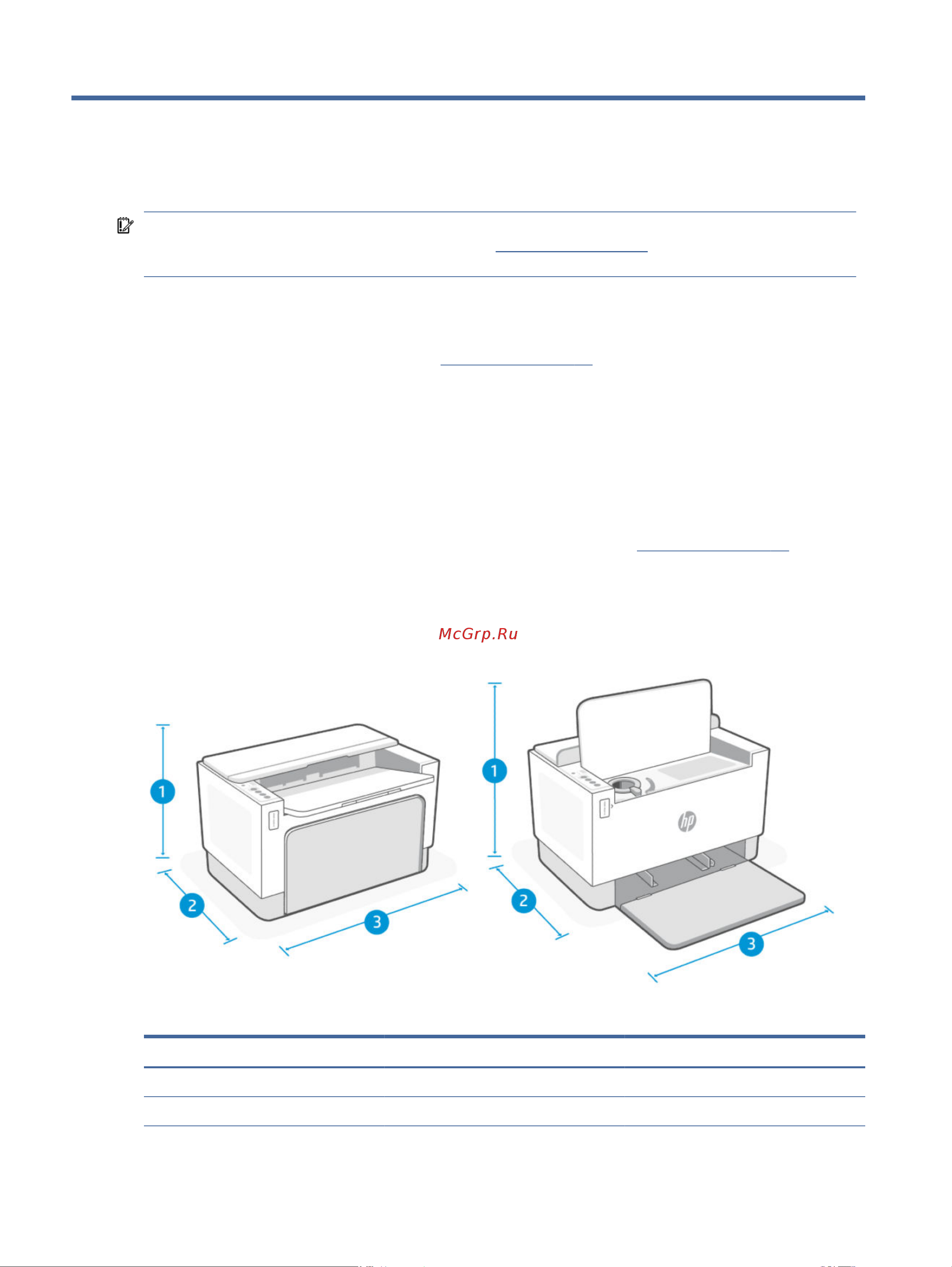 HP LaserJet Tank 2502dw 2R3E3A [67/105] Технические характеристики