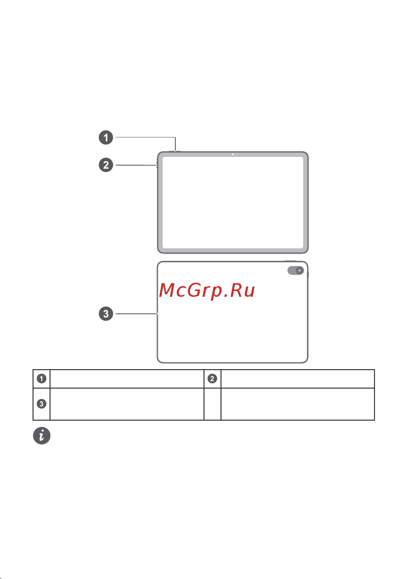 Huawei MatePad 11.5 Wi-Fi 8/128Gb Space Gray+клавиатура [9/14] Дыбыс деңгейі түймешігіқуат түймесіusb type c порты сандық құлақсап ұясы