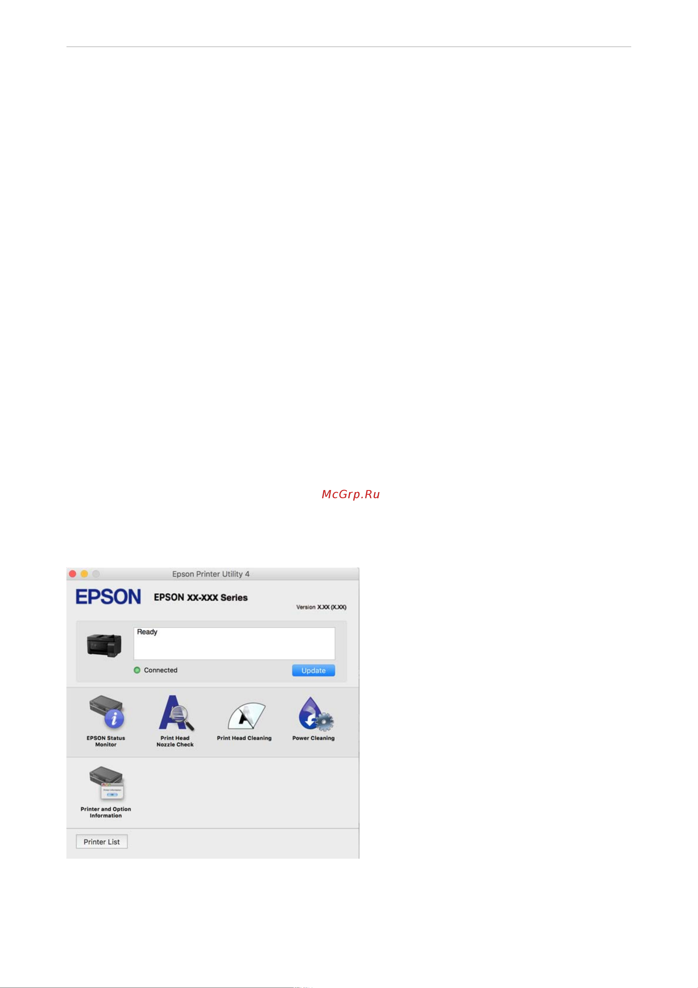 Epson L3260 [265/305] Приложение для печати с компьютера mac os