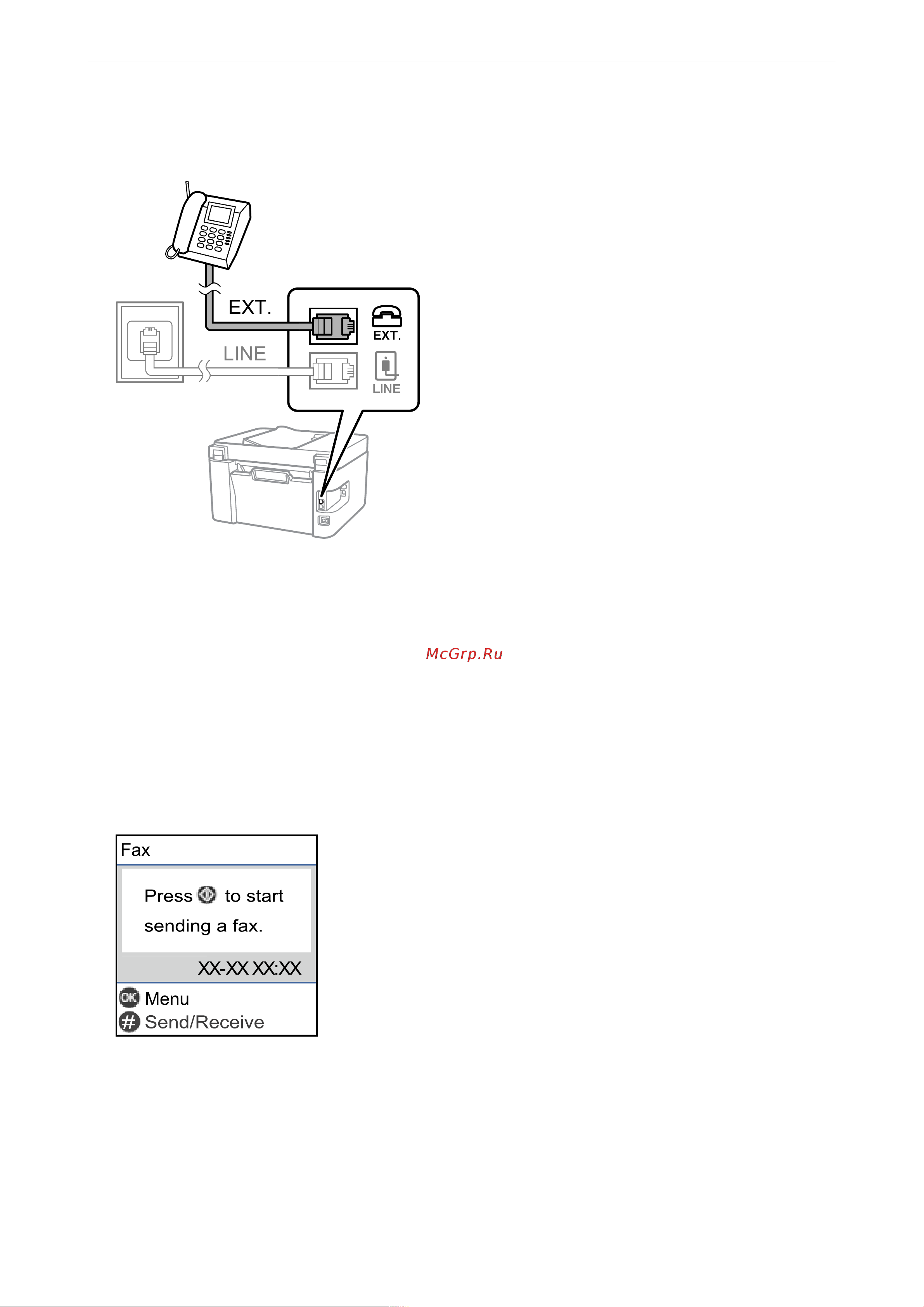 Epson L3260 [96/305] Отправка факсо