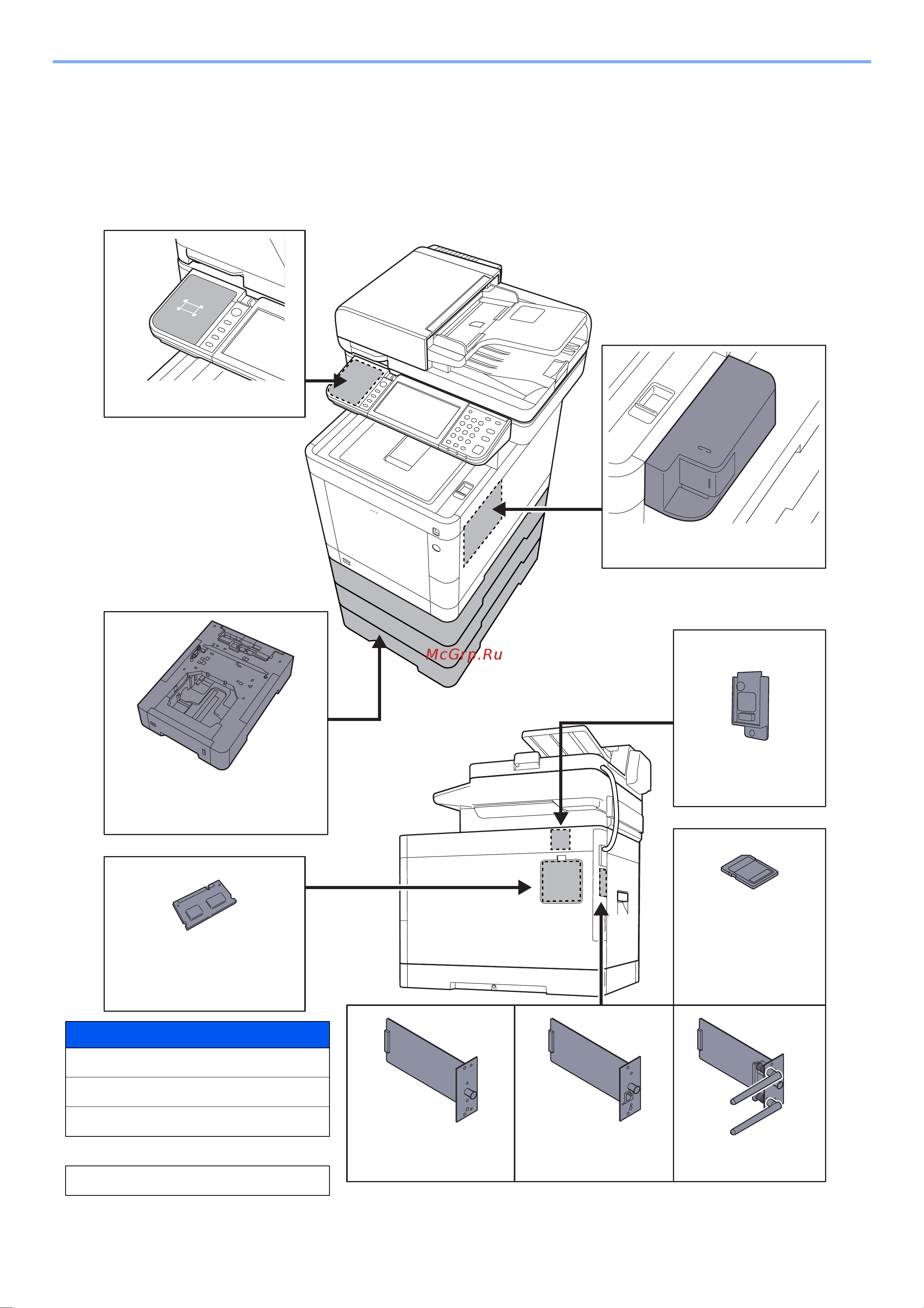 Kyocera Color M6230cidn 1102TY3NL1 [467/507] Дополнительное оборудование