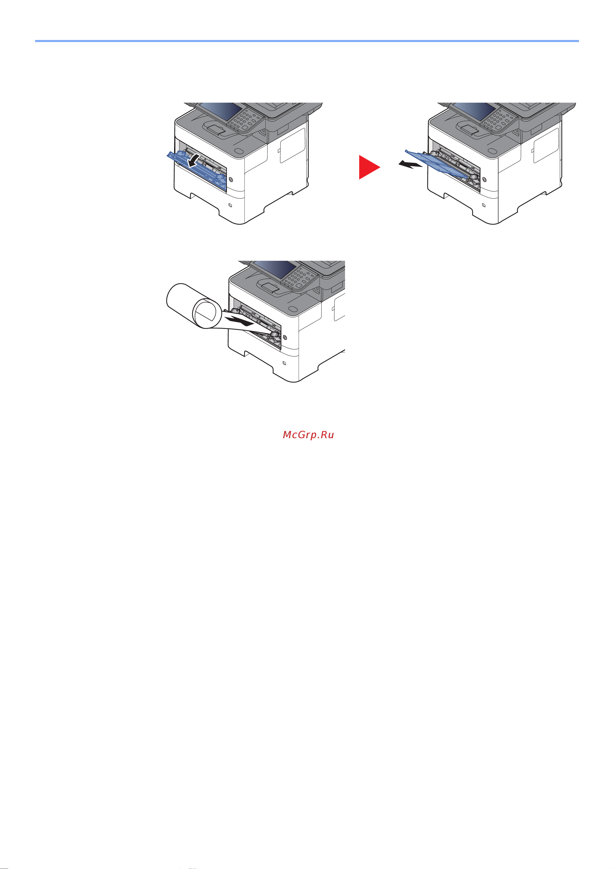 Kyocera ECOSYS M3645dn (1102TG3NL0) [168/495] Загрузите бумагу