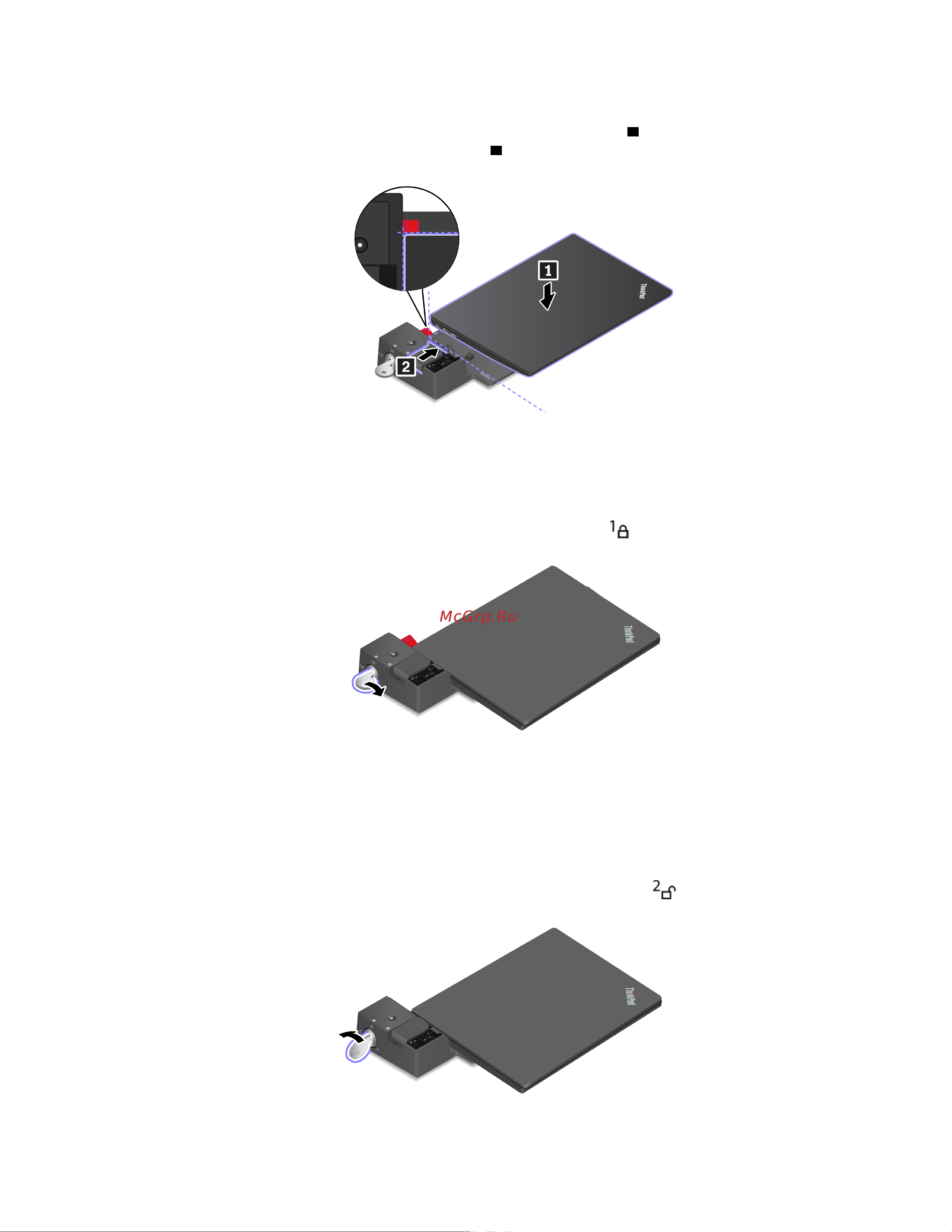 Lenovo ThinkPad L14 Gen 2 20X100GAUS [35/78] Отсоединение док станции