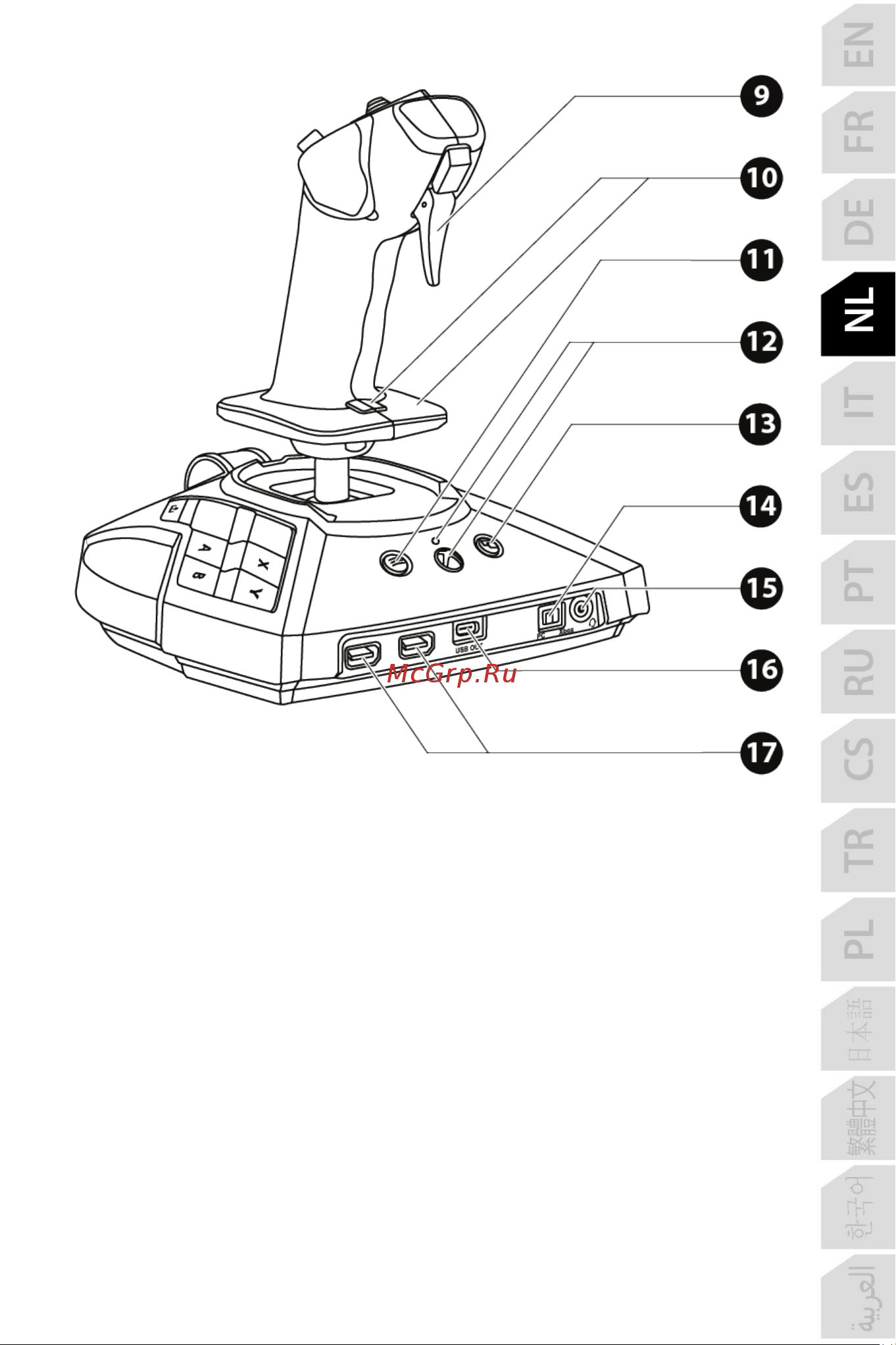 Thrustmaster TCA SIDESTICK X AIRBUS EDITION Руководство по эксплуатации онлайн [109/730] 806117