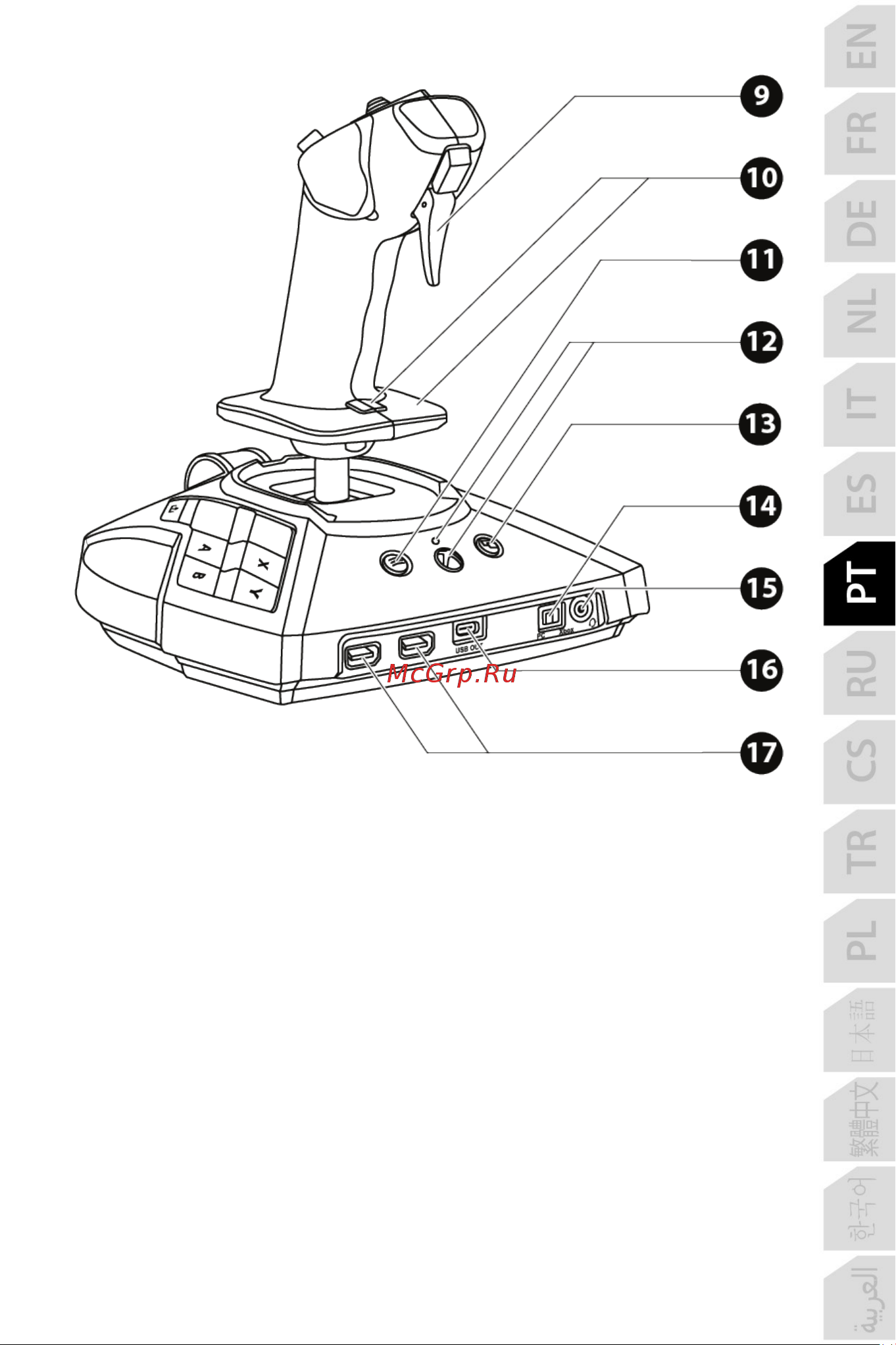 Thrustmaster TCA SIDESTICK X AIRBUS EDITION Руководство по эксплуатации онлайн [214/730] 806117