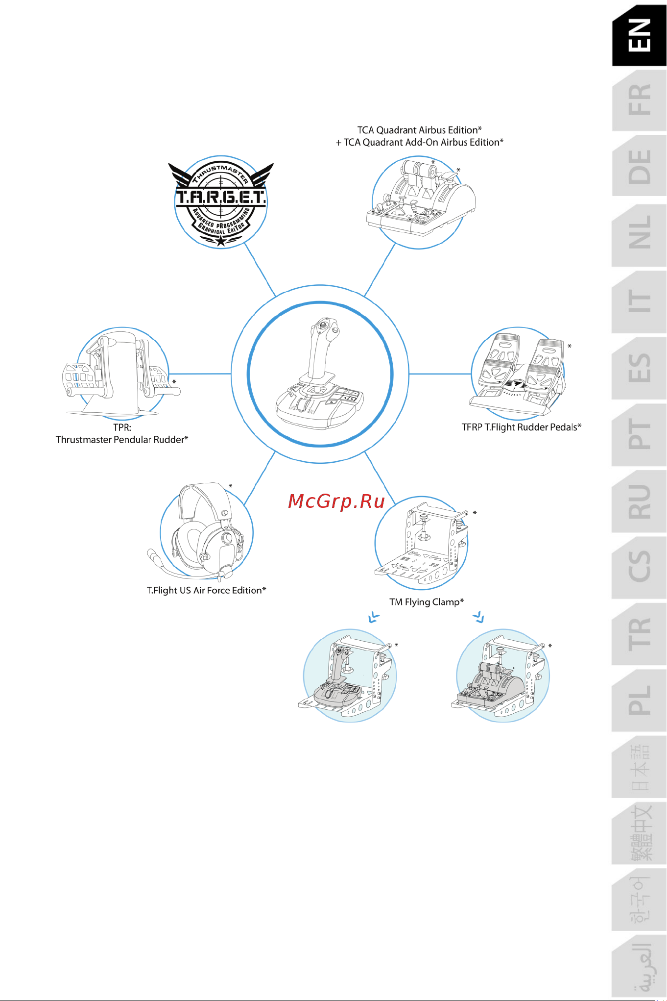 Thrustmaster TCA SIDESTICK X AIRBUS EDITION [24/730] Tca ecosystem