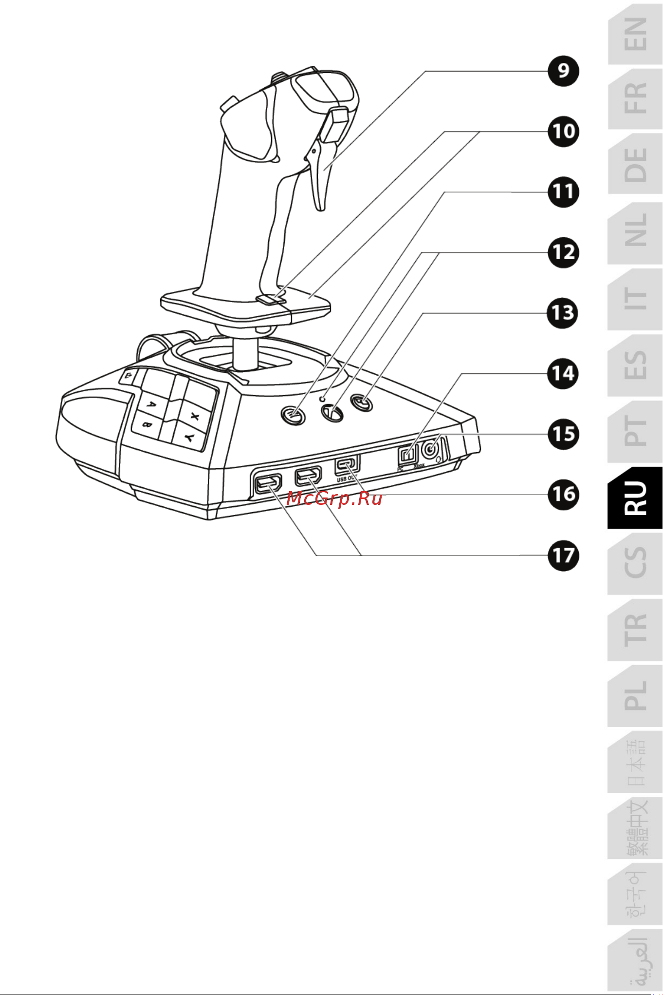 Thrustmaster TCA SIDESTICK X AIRBUS EDITION Руководство по эксплуатации онлайн [249/730] 806117