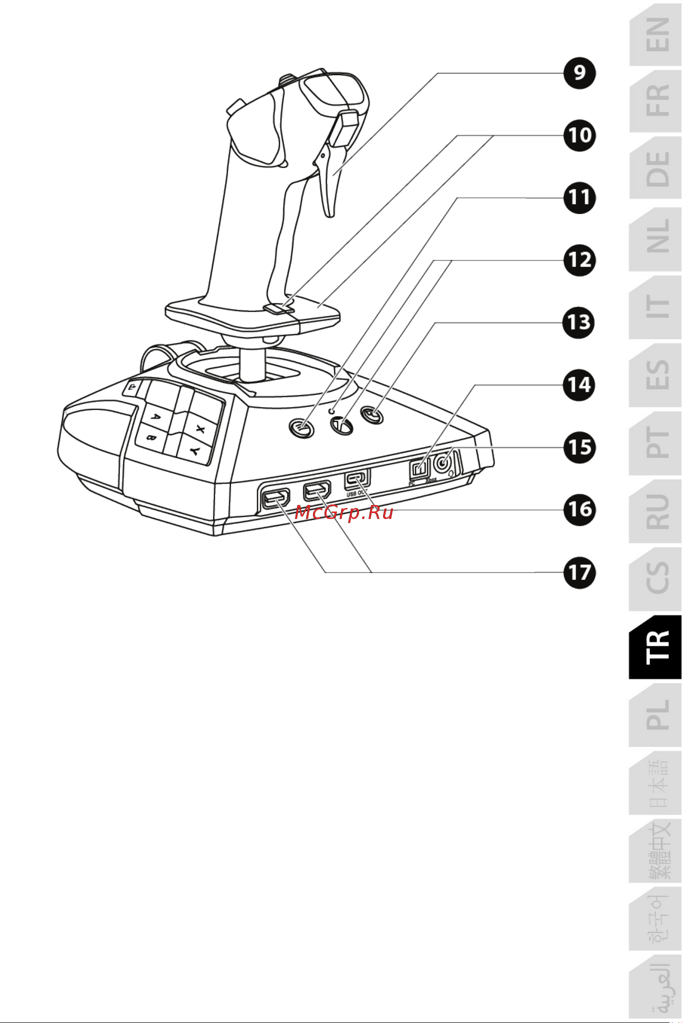 Thrustmaster TCA SIDESTICK X AIRBUS EDITION Руководство по эксплуатации онлайн [319/730] 806117