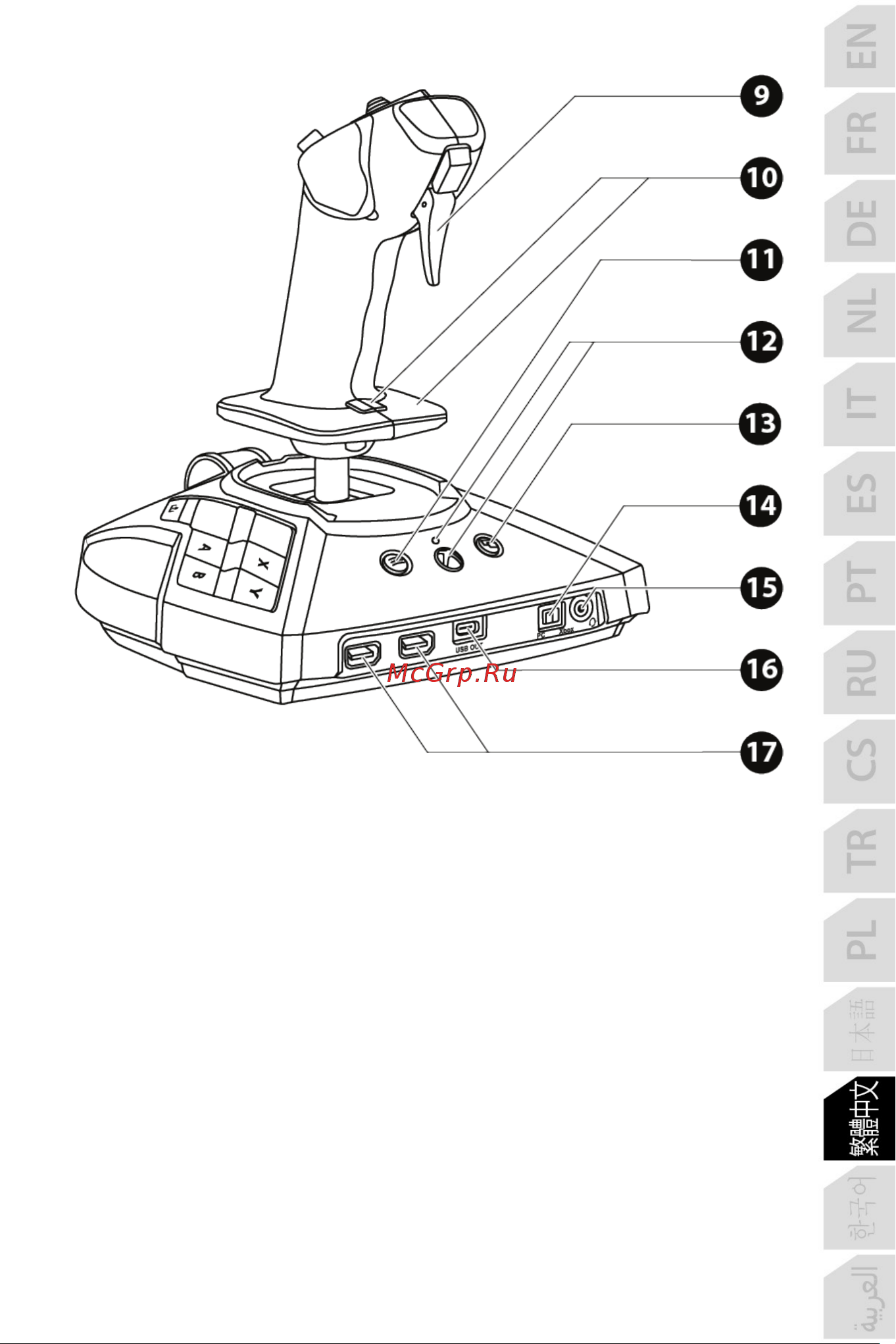 Thrustmaster TCA SIDESTICK X AIRBUS EDITION Руководство по эксплуатации онлайн [457/730] 806117