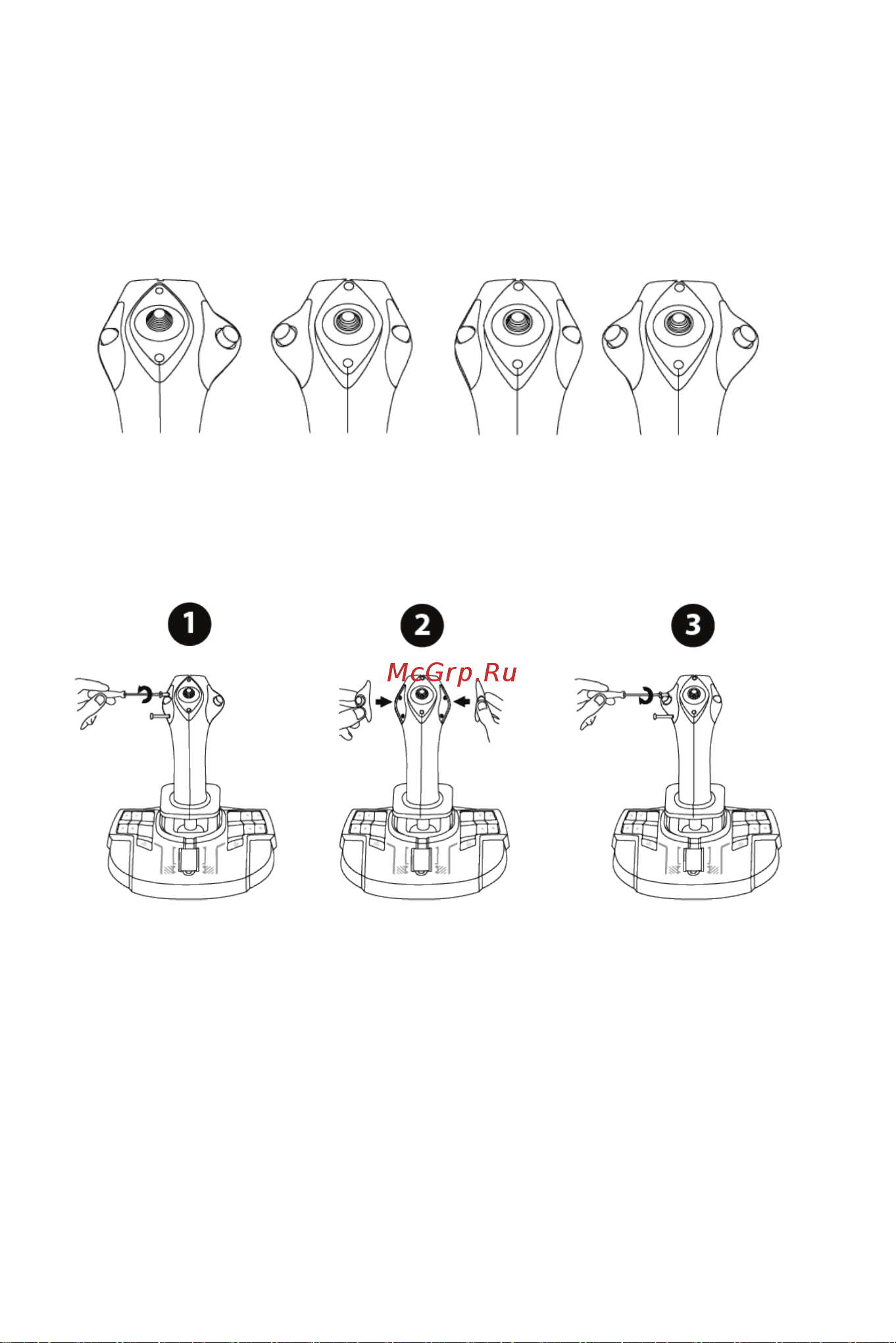Thrustmaster TCA SIDESTICK X AIRBUS EDITION [462/730] 左右手通用系統並調整模組