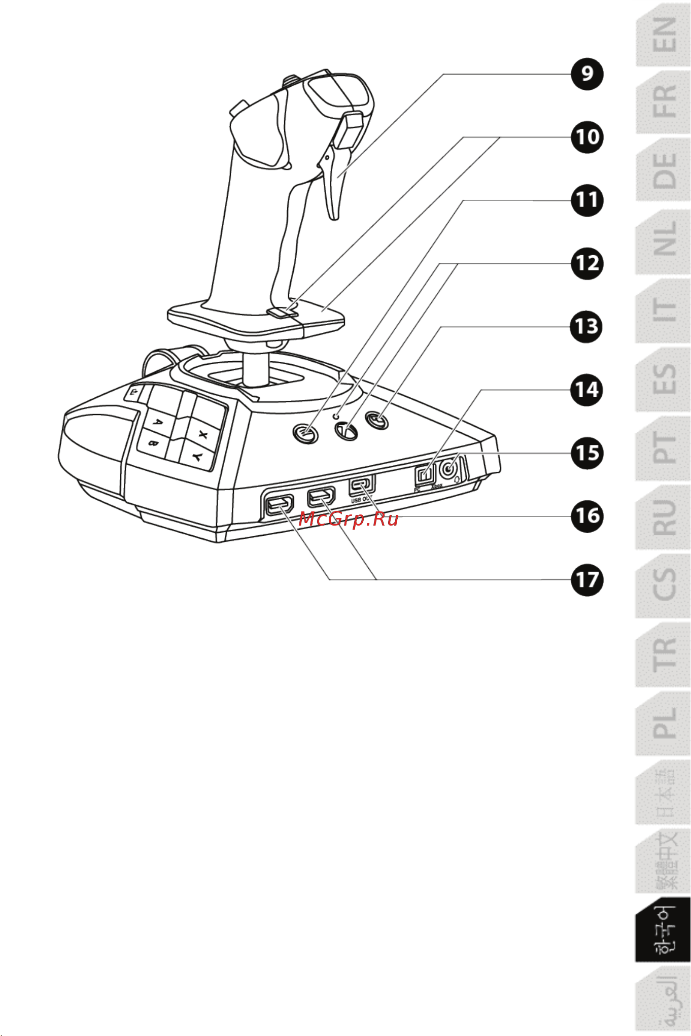 Thrustmaster TCA SIDESTICK X AIRBUS EDITION Руководство по эксплуатации онлайн [490/730] 806117