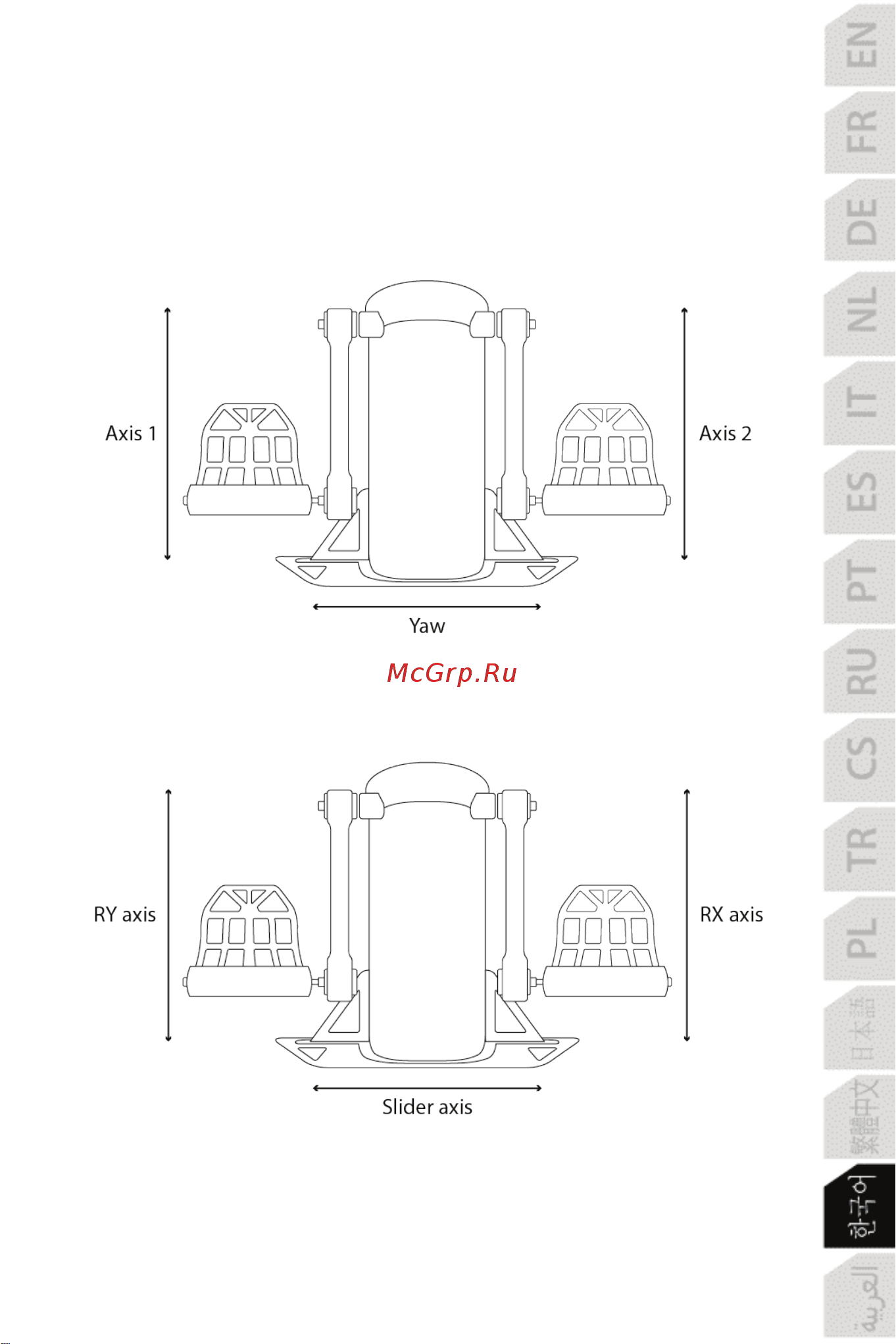 Thrustmaster TCA SIDESTICK X AIRBUS EDITION [512/730] Tca sidestick x airbus edition 에 연결된 tpr