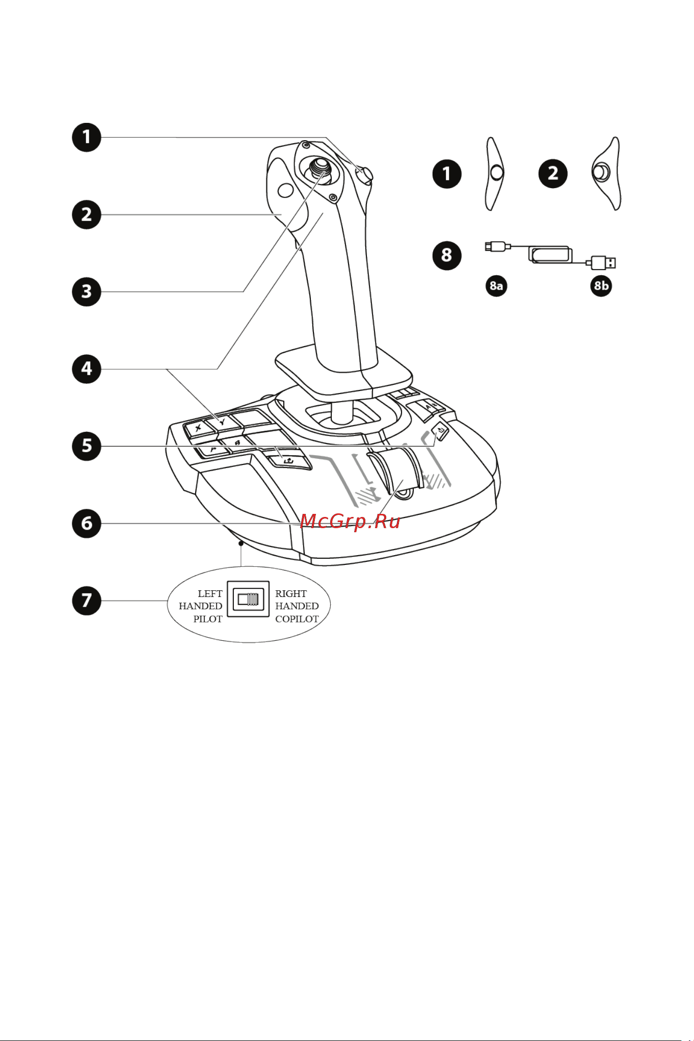 Thrustmaster TCA SIDESTICK X AIRBUS EDITION [522/730] ﺔﯿﻨﻘﺘﻟا تاﺰﯿﻤﻟا