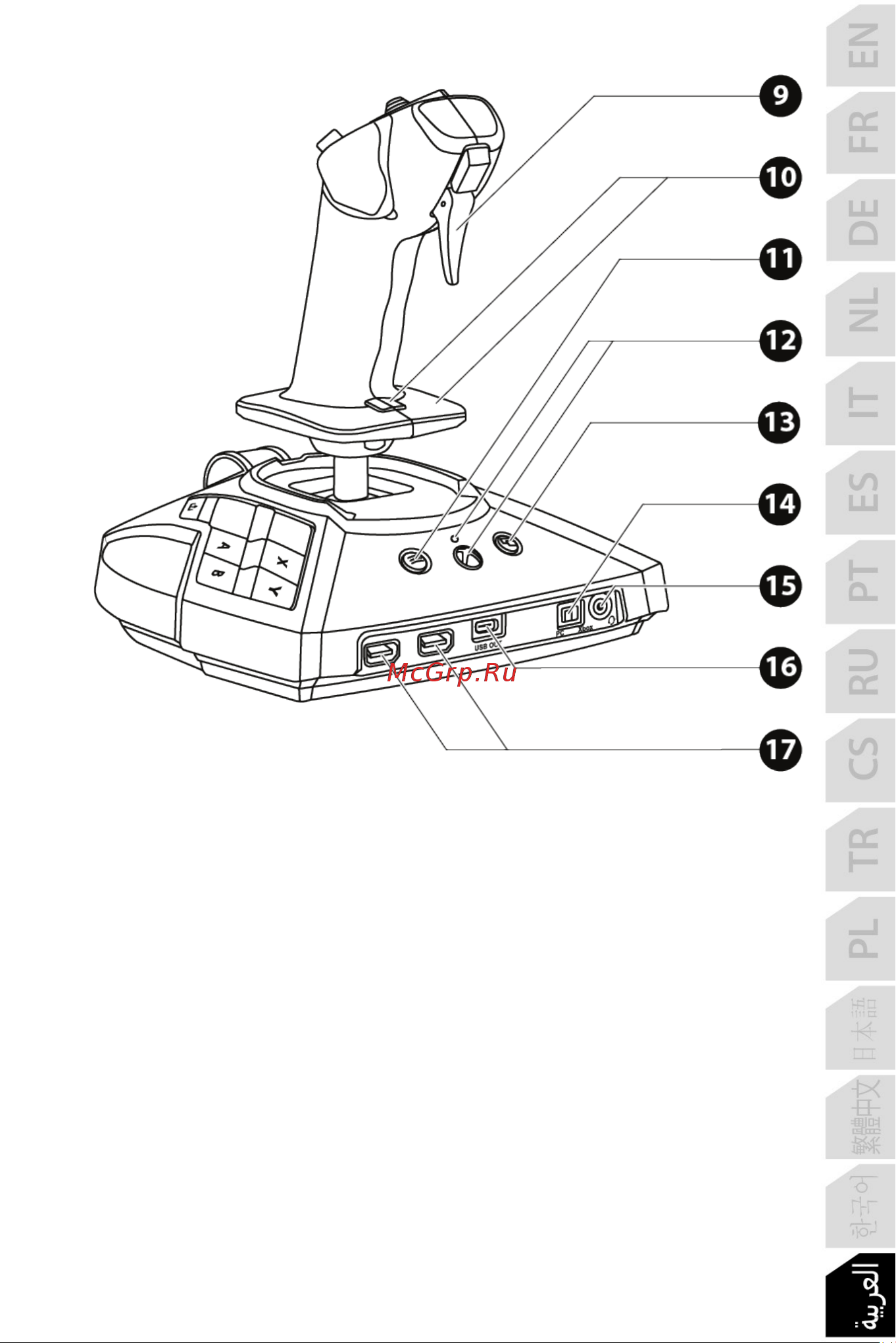Thrustmaster TCA SIDESTICK X AIRBUS EDITION Руководство по эксплуатации онлайн [523/730] 806117