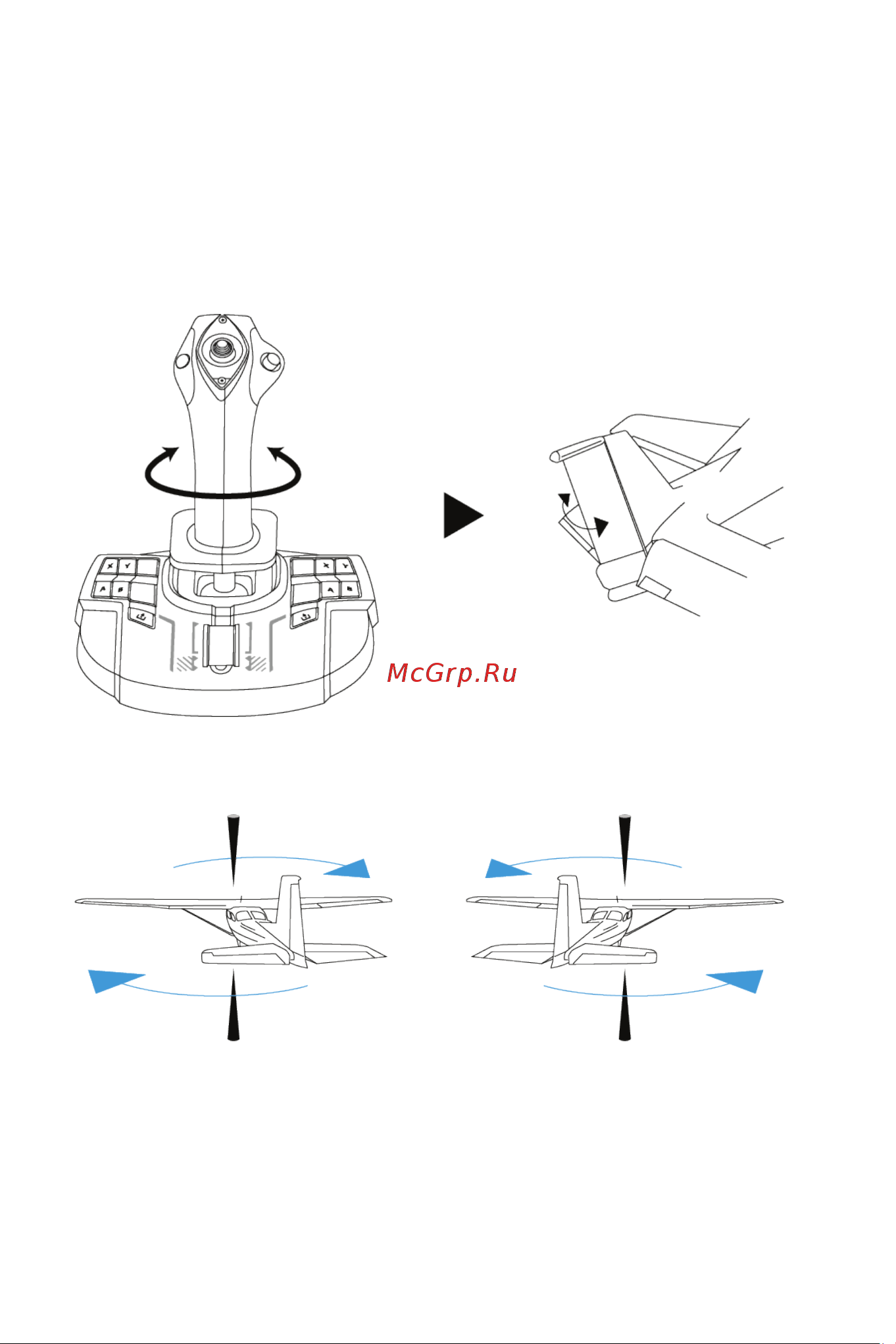 Thrustmaster TCA SIDESTICK X AIRBUS EDITION [665/730] Oldalkormányzás funkció