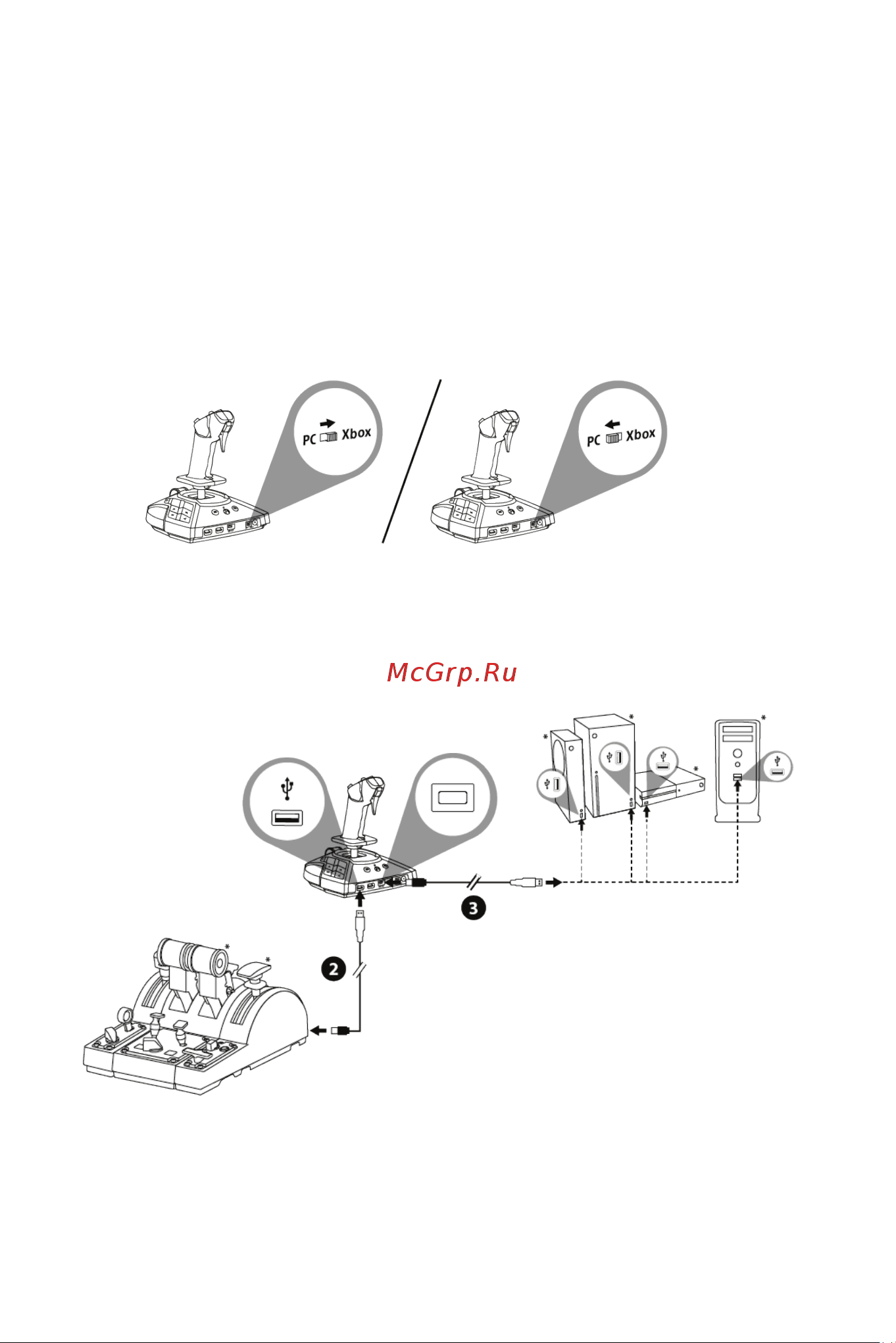 Thrustmaster TCA SIDESTICK X AIRBUS EDITION [89/730] Installation des tca sidestick x airbus edition in kombination mit tca quadrant airbus edition und den tpr und tfrp steuerrudersystemen