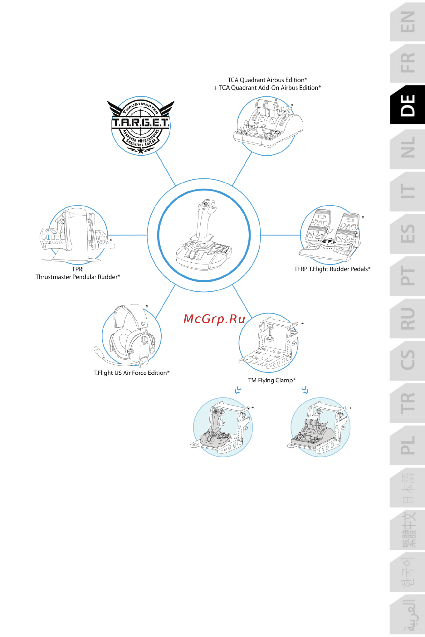 Thrustmaster TCA SIDESTICK X AIRBUS EDITION [94/730] Tca ecosystem