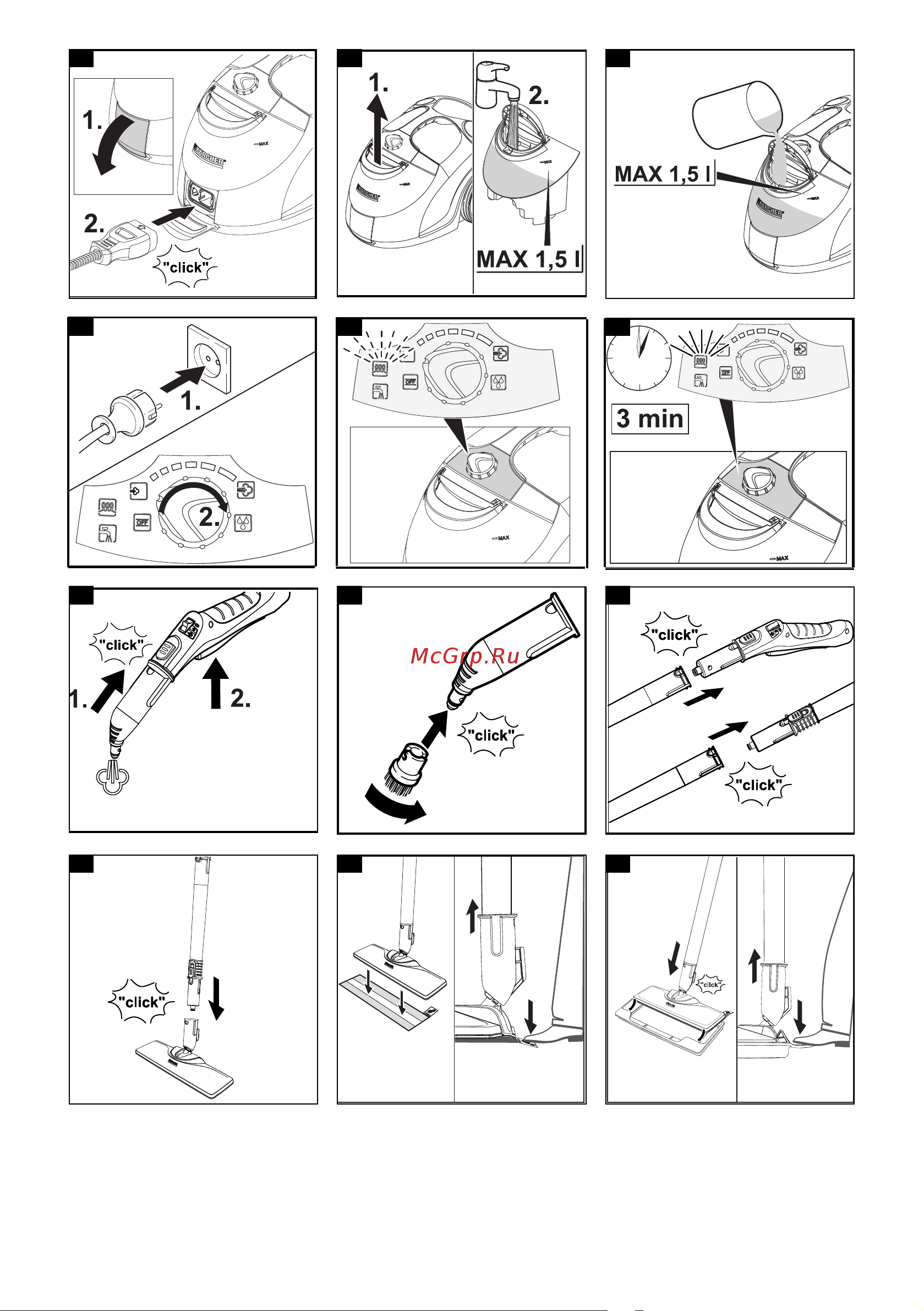 Karcher SC 5 EasyFix Iron Plug 1.512-530.0 Руководство по эксплуатации онлайн [3/194] 806323