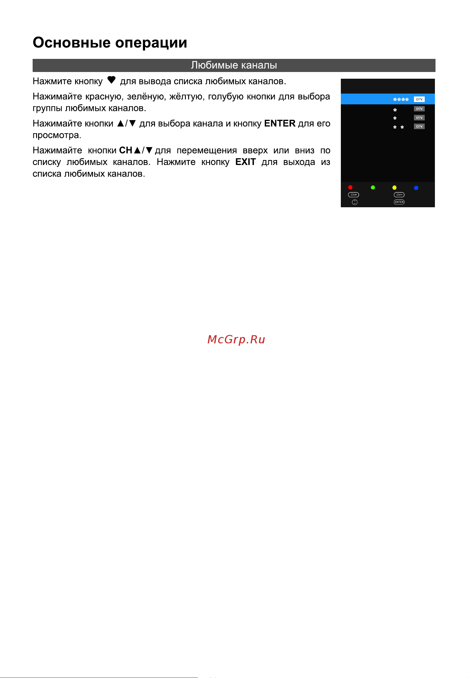 STARWIND SW-LED32BG202 [33/40] Избранное