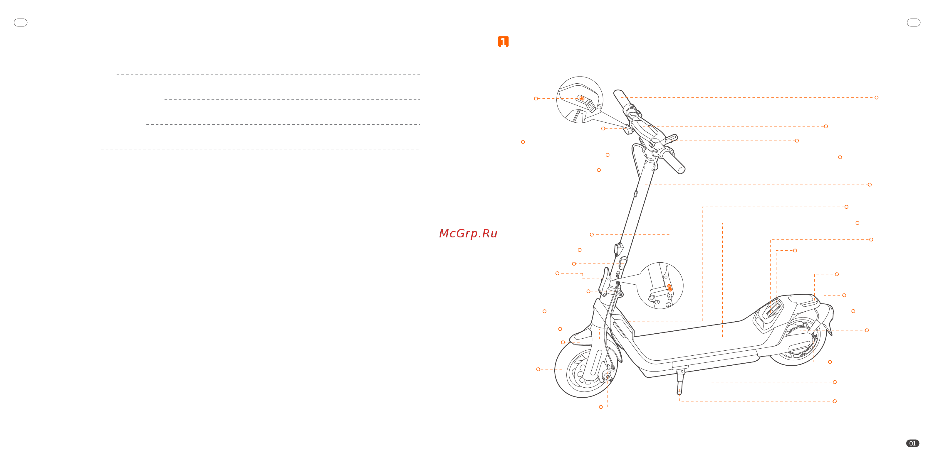 Ninebot by Segway KickScooter P65U [22/27] Схема и функции