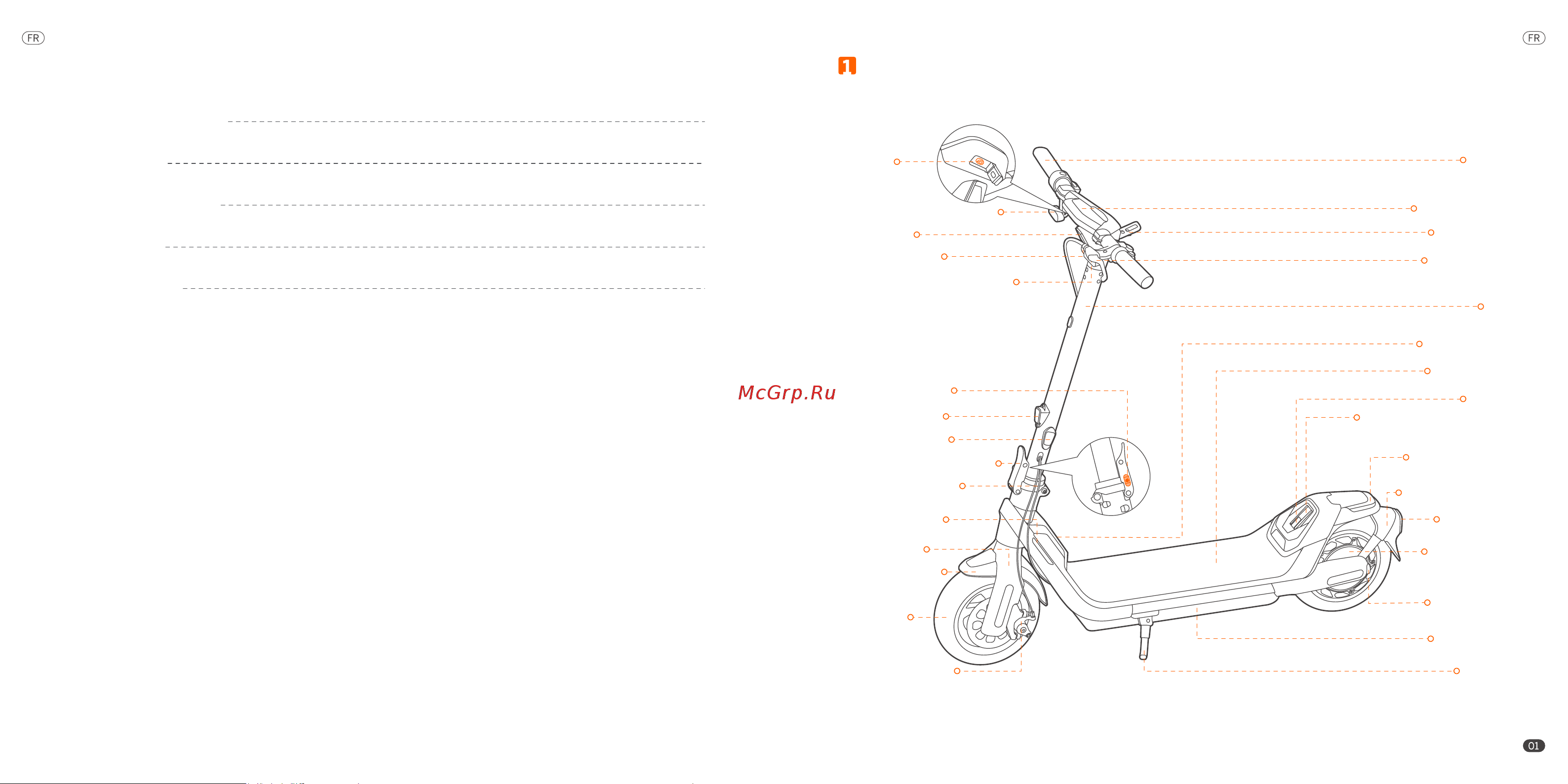 Ninebot by Segway KickScooter P65U [7/27] Diagramme et fonctions