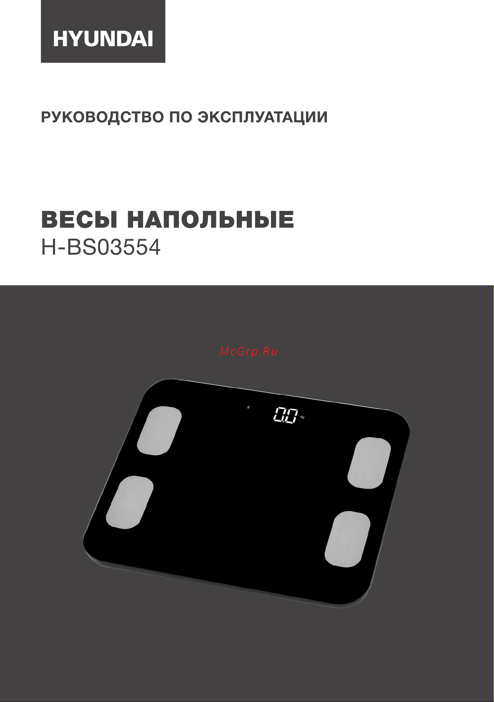 Hyundai H-BS03554 черные Руководство по эксплуатации онлайн