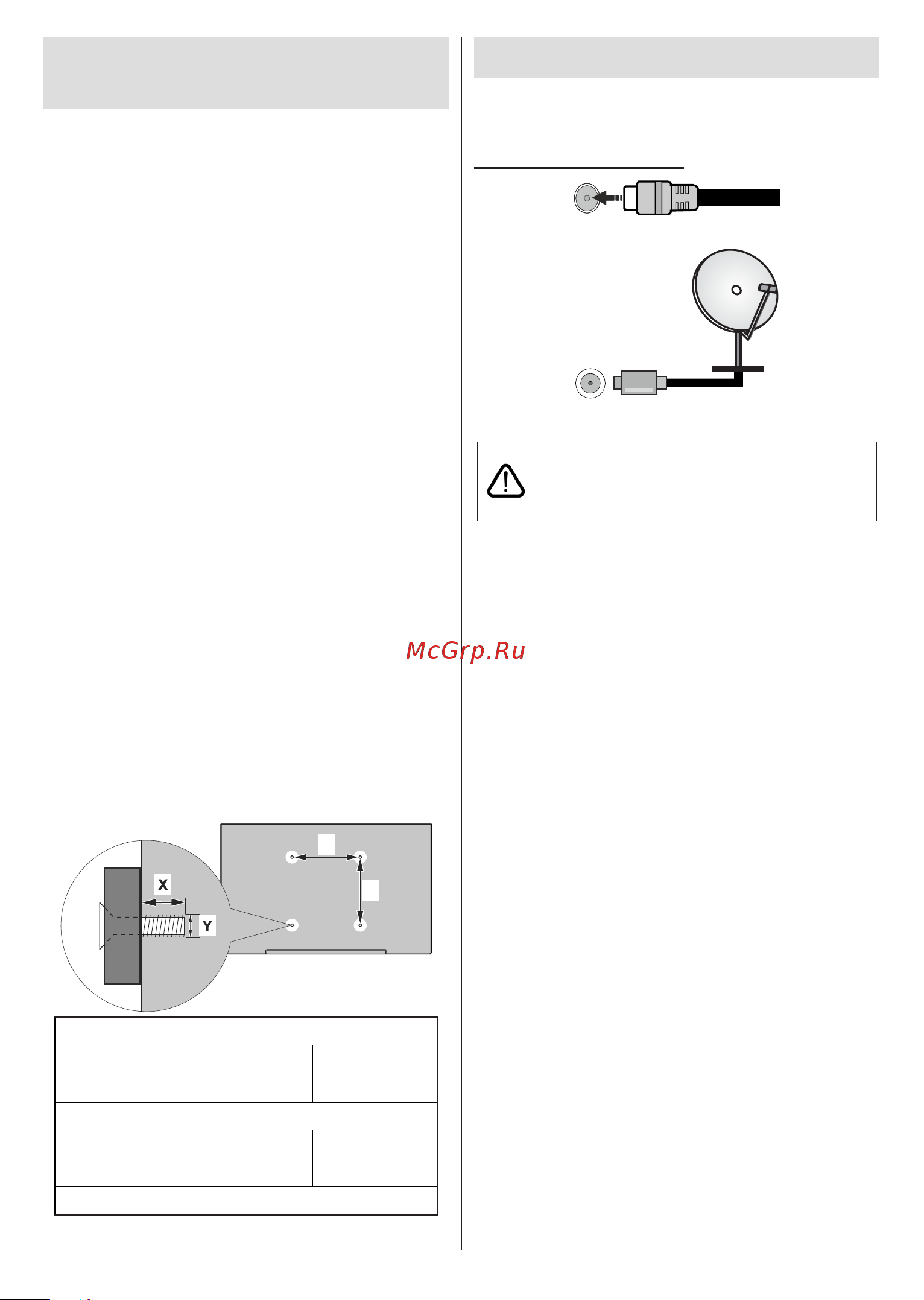 Vestel 65Q9700TT [6/87] Antenna connection