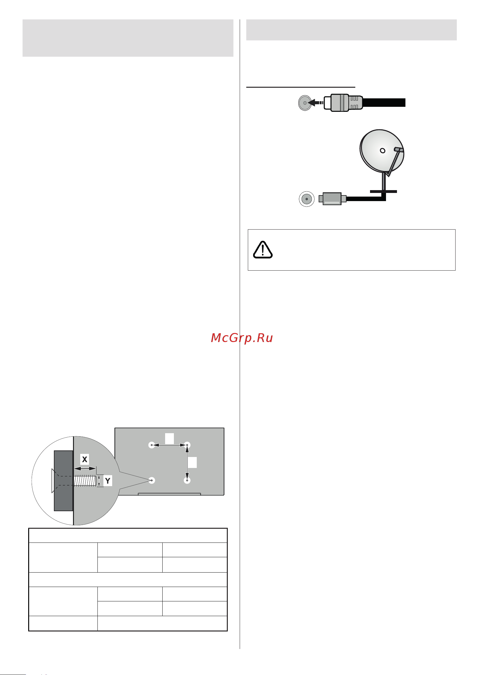 Vestel 70Q9700TT [6/87] Antenna connection